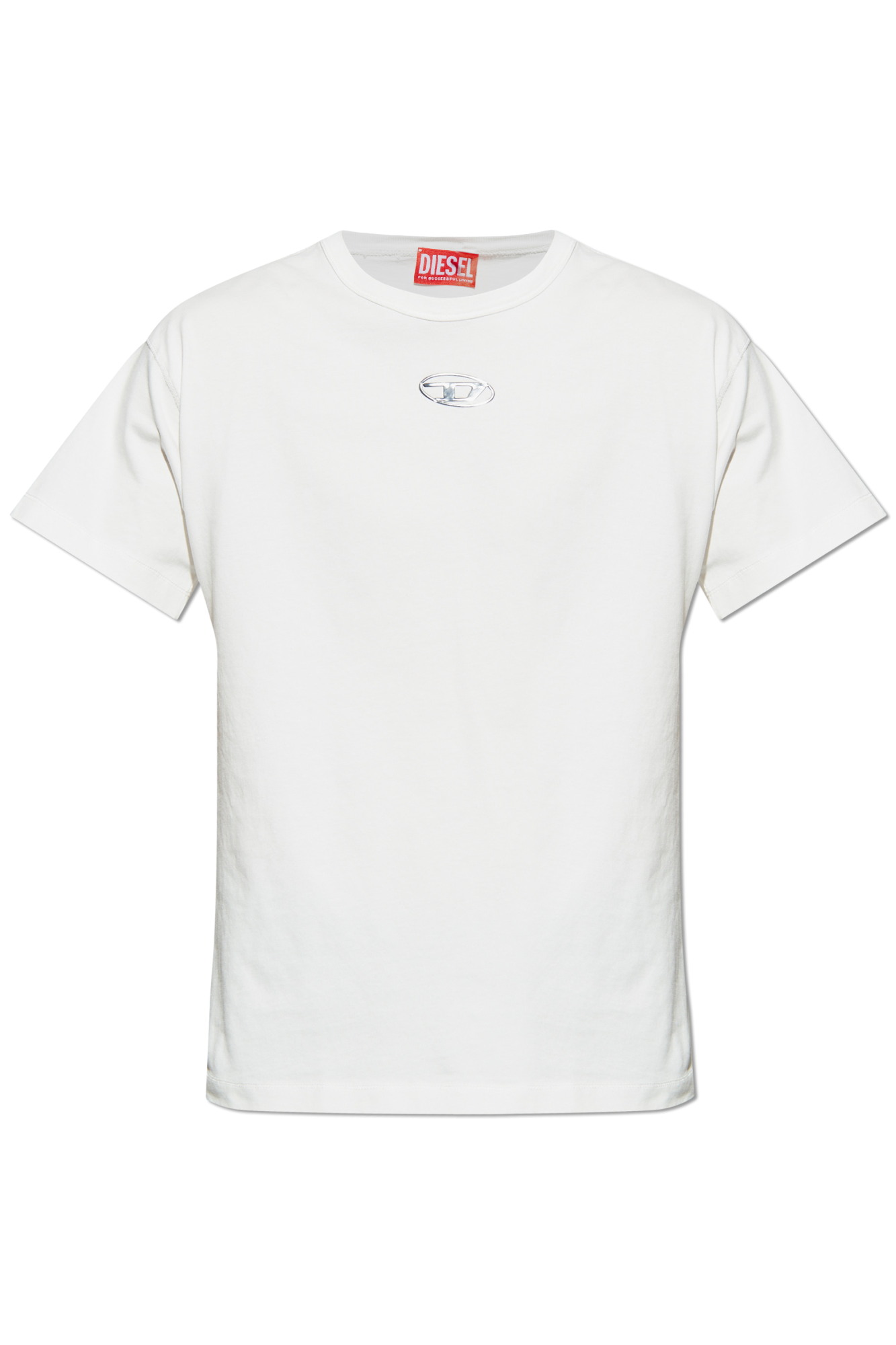 Diesel T-shirt `T-NORM-IOD, Mężczyźni, Biały