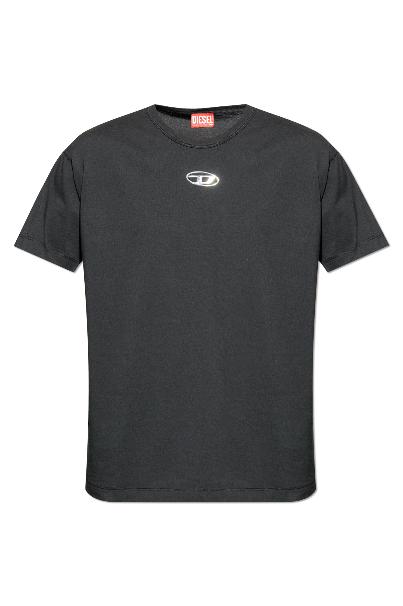 Diesel T-shirt `T-NORM-IOD`, Mężczyźni, Czarny