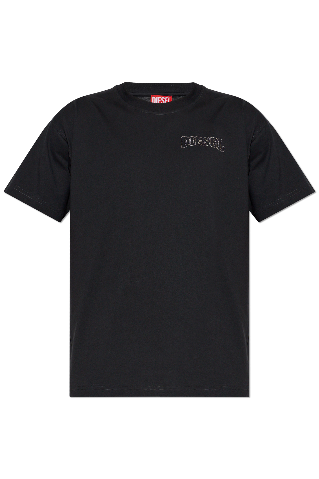Diesel T-shirt ‘T-NORM-V16’, Mężczyźni, Czarny