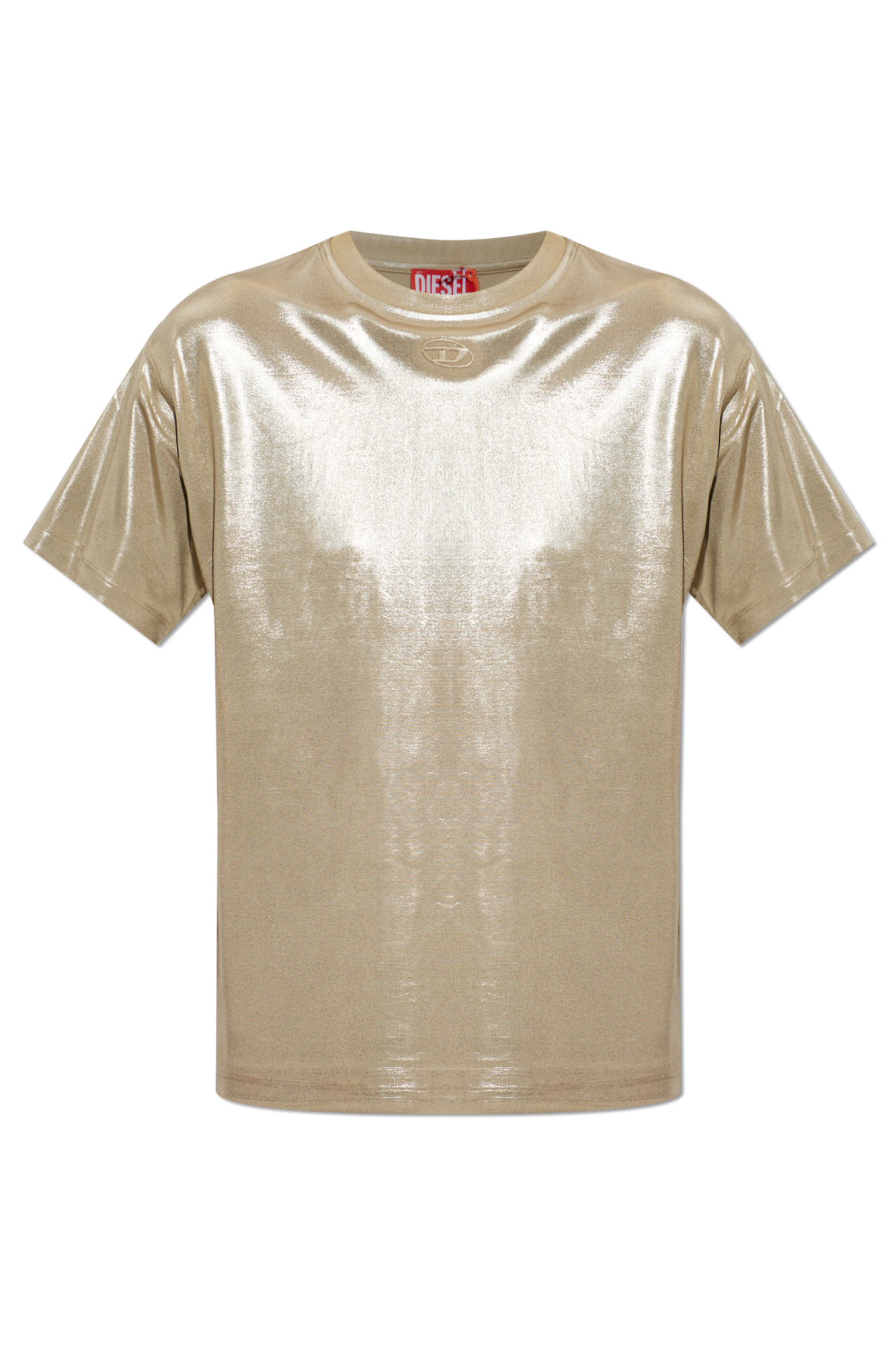 Diesel T-shirt ‘T-NORMY-AA2’, Kobiety, Złoty