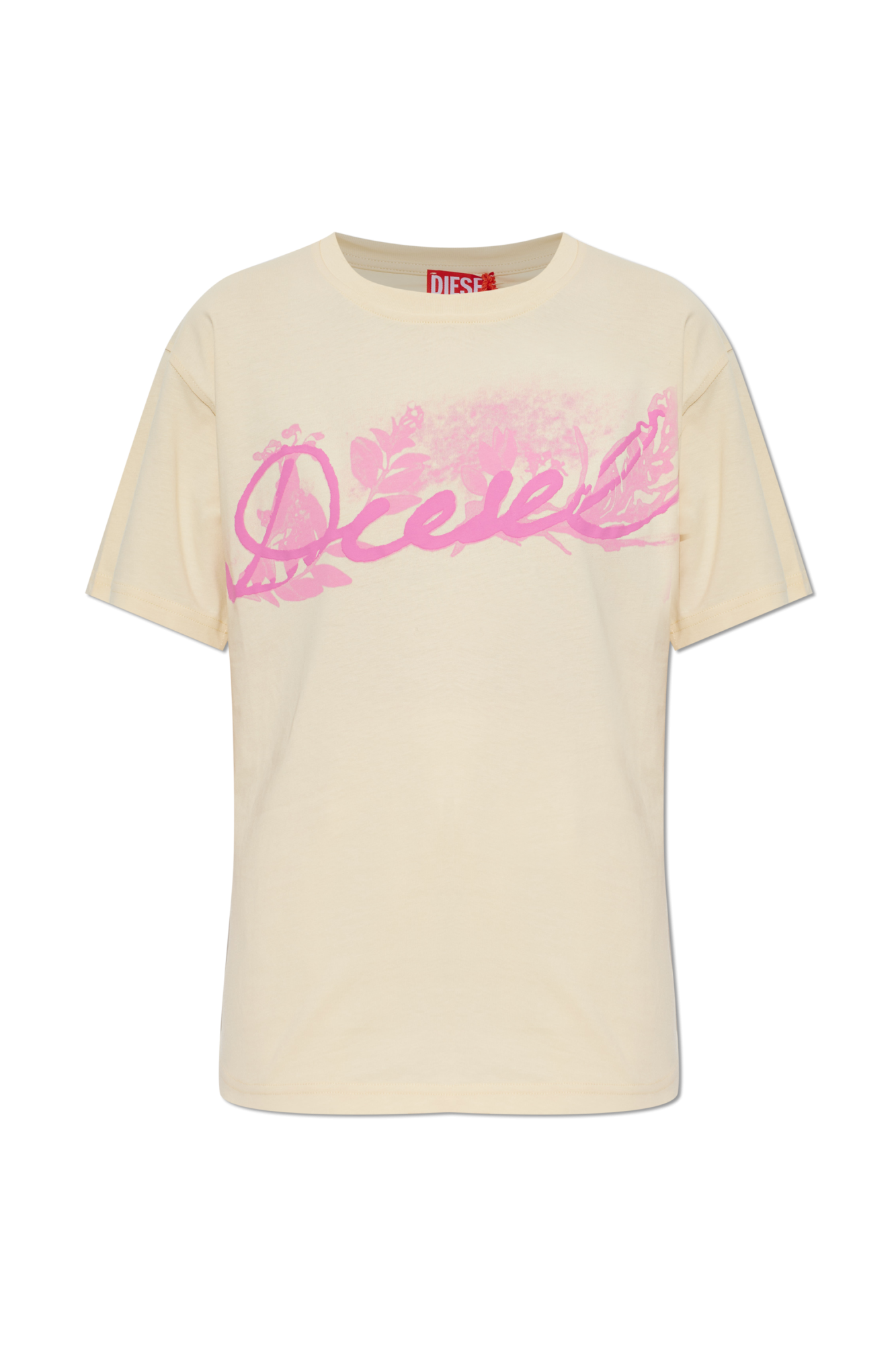 Diesel T-shirt ‘T-NORMY-AA3’, Kobiety, żółty