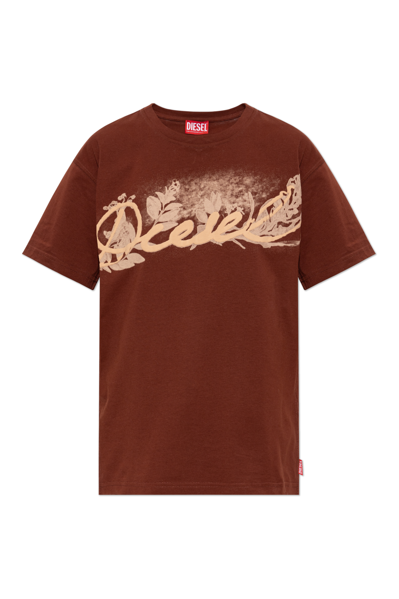 Diesel T-shirt ‘T-NORMY-AA3’, Kobiety, Brązowy