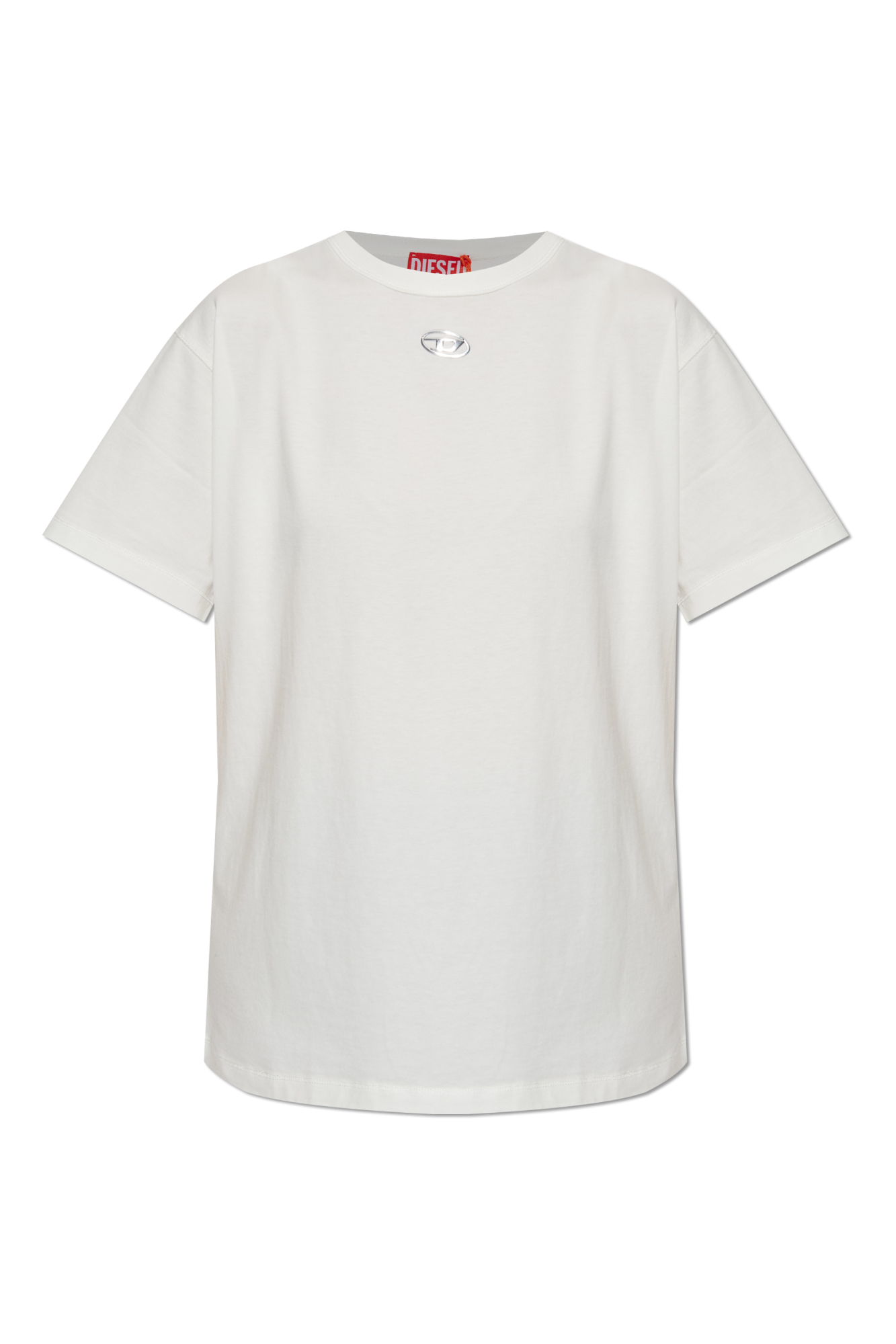 Diesel T-shirt `T-NORMY-OD-S1`, Kobiety, Biały