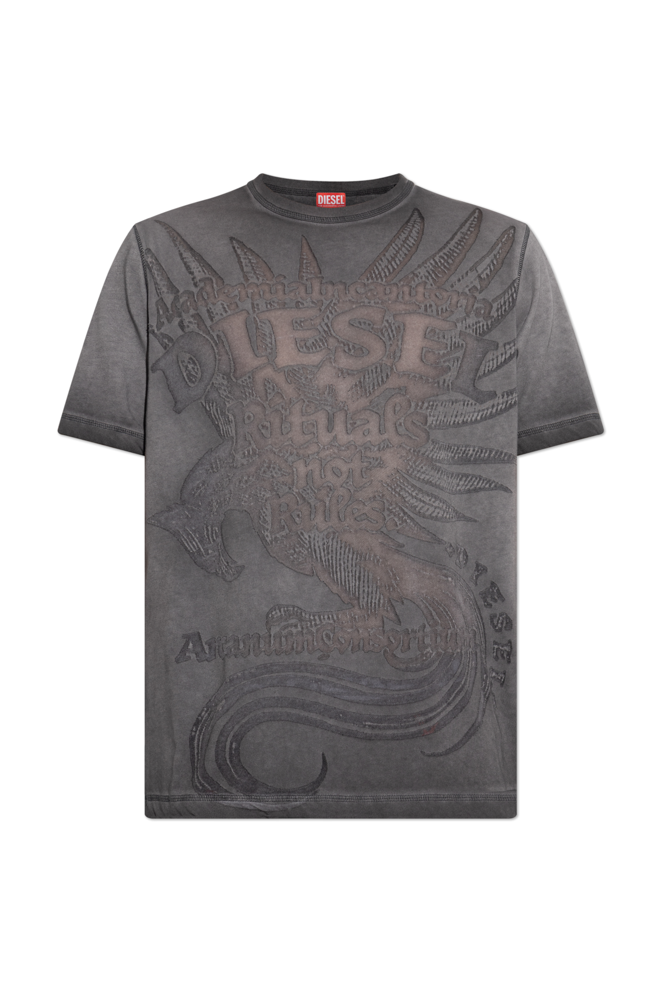 Diesel T-shirt `T-RAWJUST-AA1`, Mężczyźni, Szary