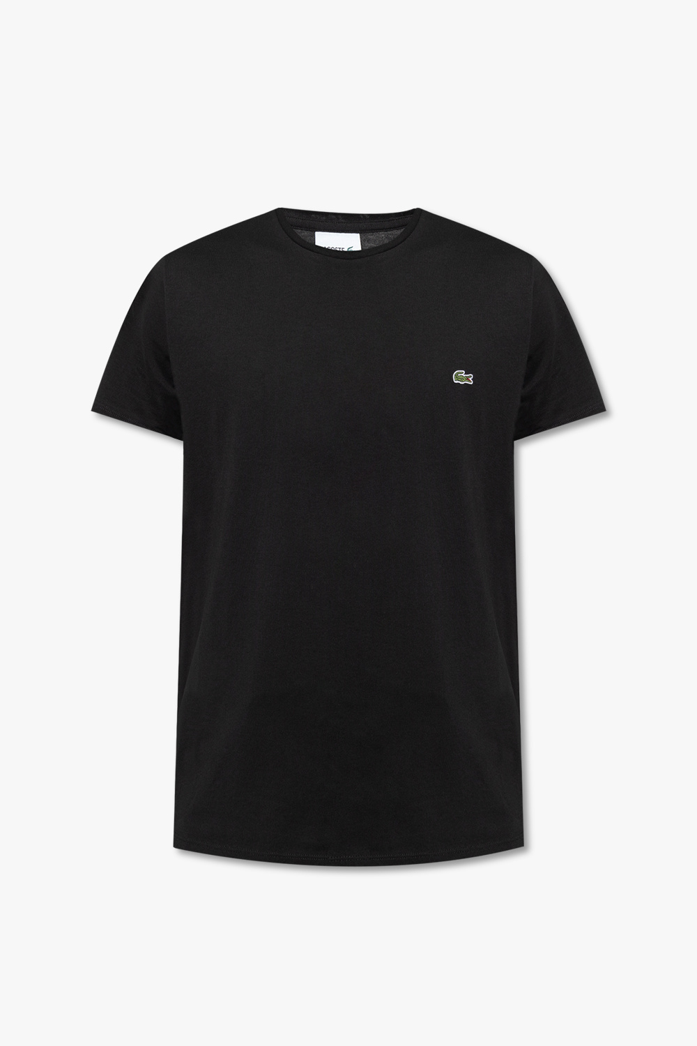 Lacoste T-shirt Z Logo, Mężczyźni, Czarny
