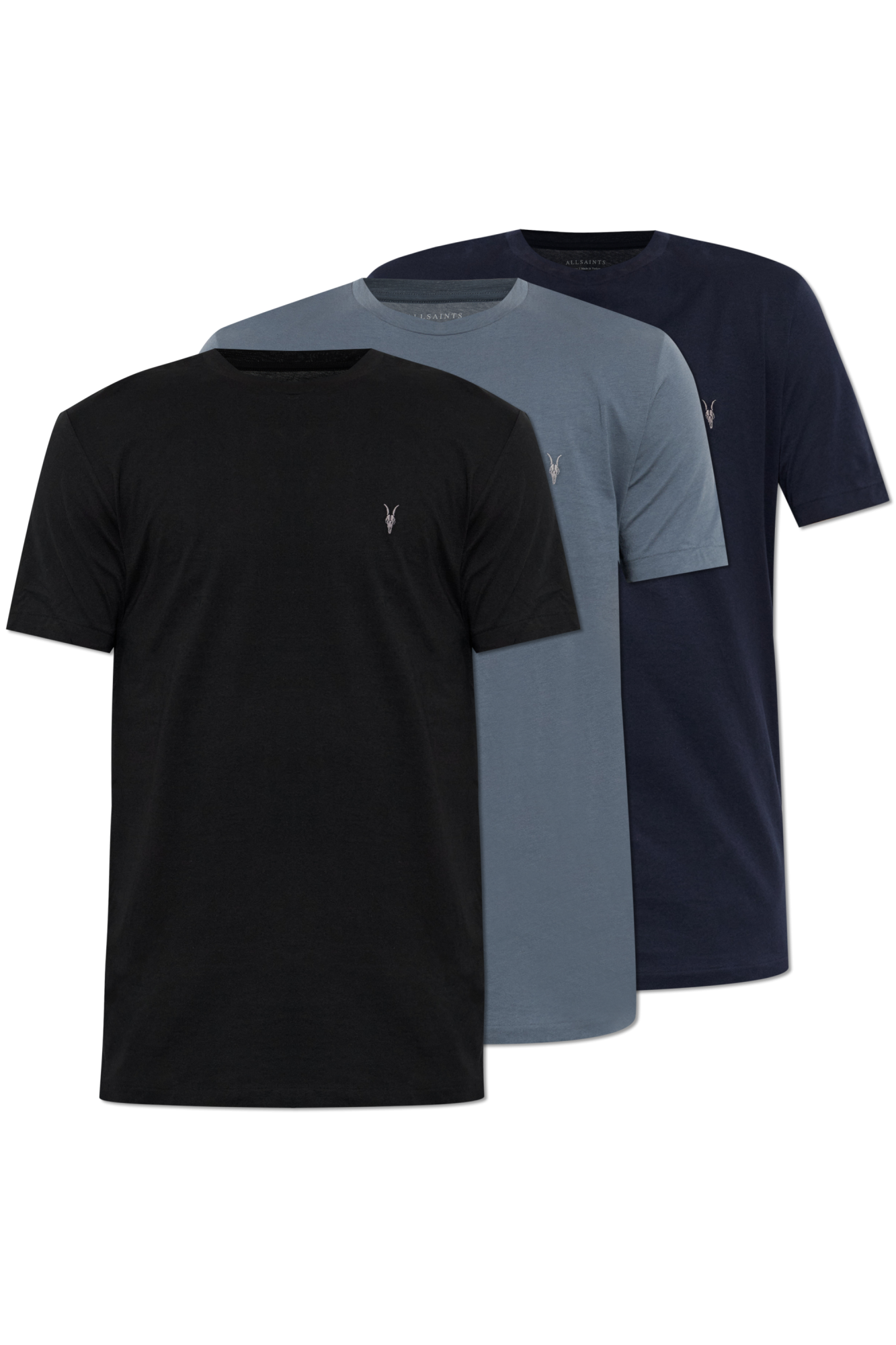 AllSaints Trójpak T-shirtów `Tonic`, Mężczyźni, Multikolor