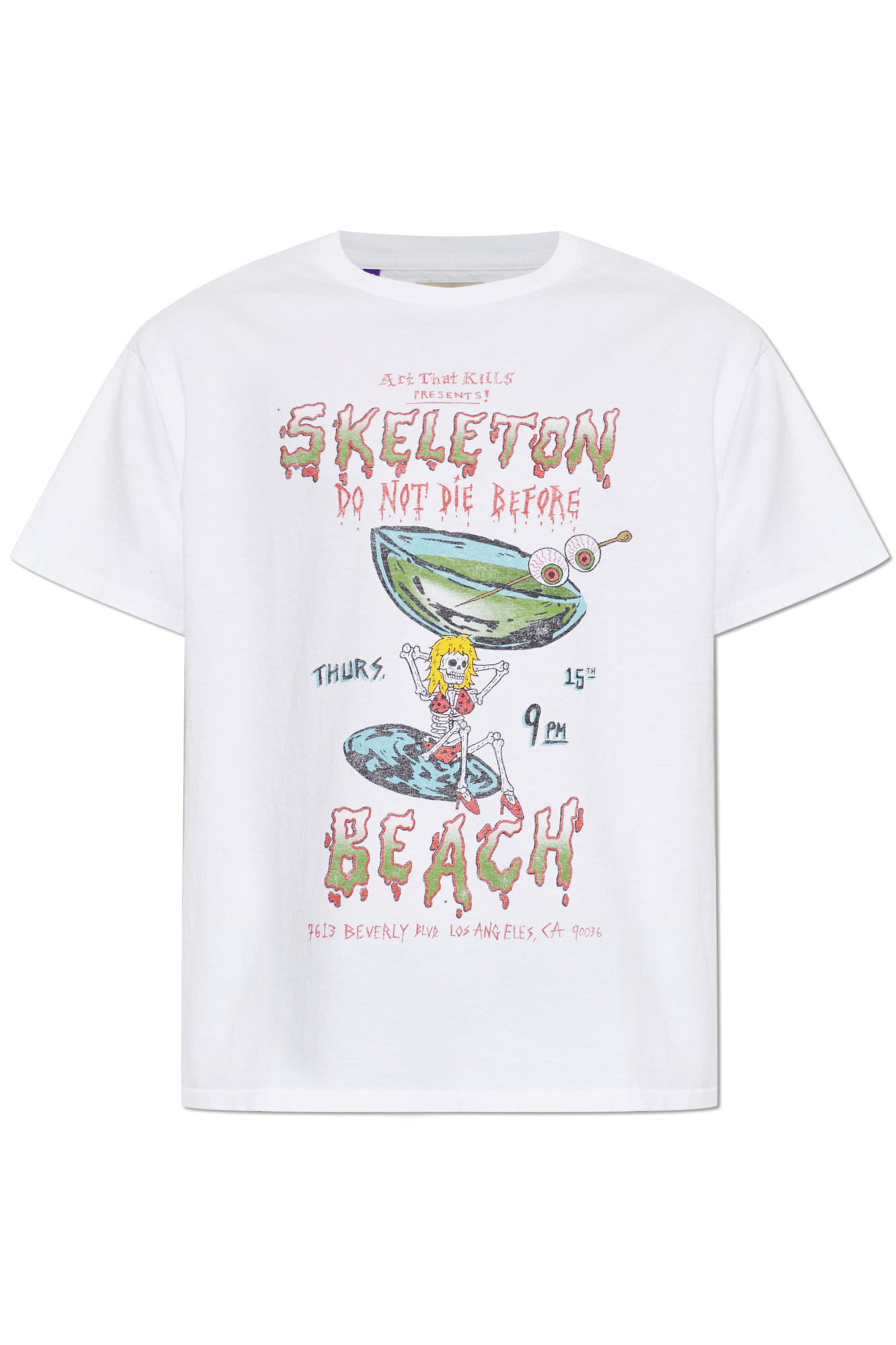 GALLERY DEPT. T-shirt Z Nadrukiem, Mężczyźni, Biały