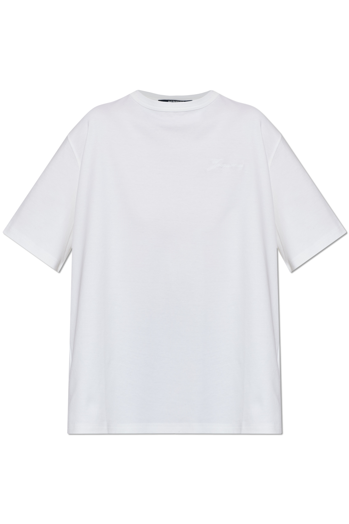Jacquemus Asymetryczny T-shirt ‘Tovalo’, Kobiety, Biały