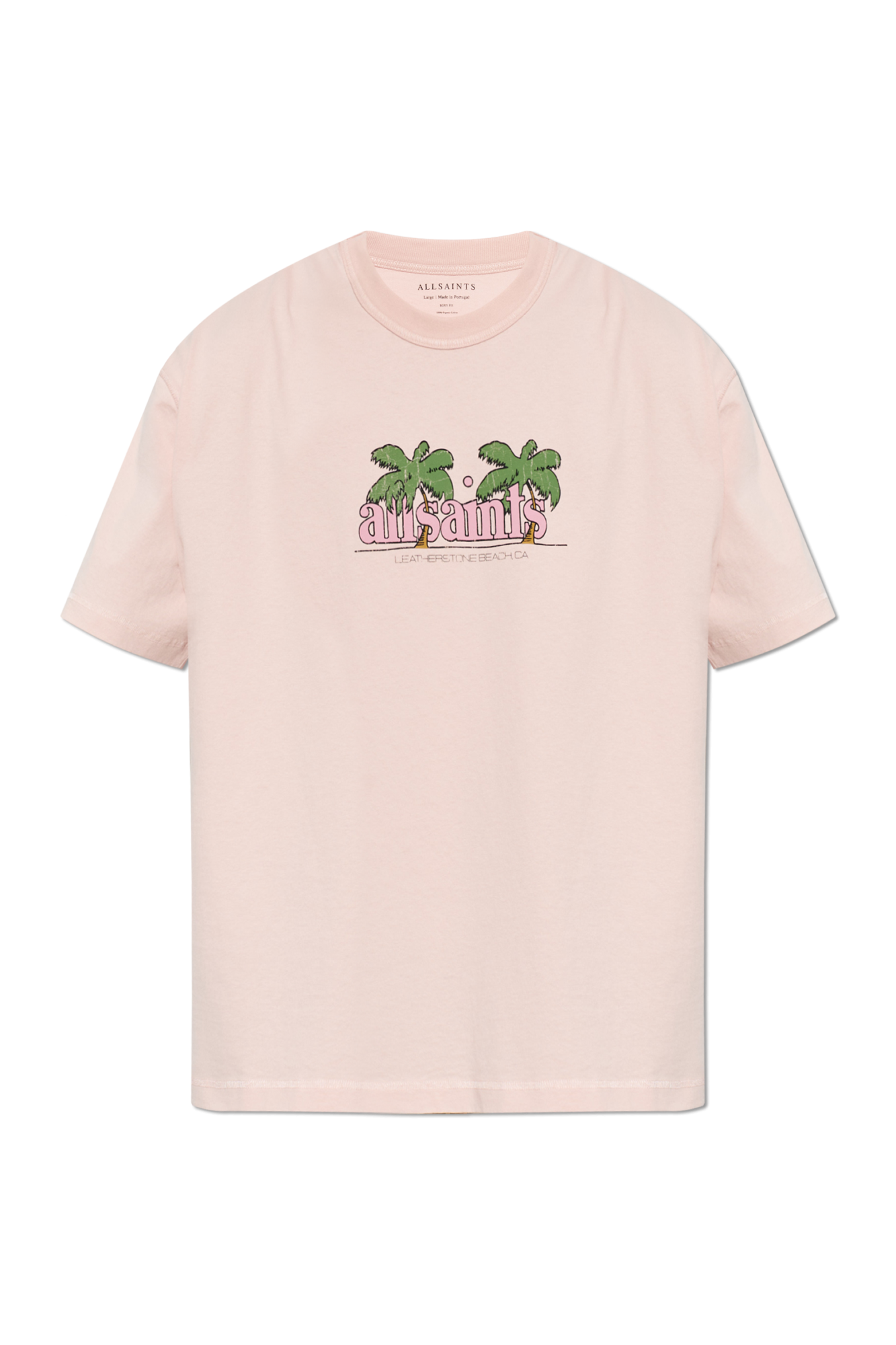 AllSaints T-shirt `Troppo`, Mężczyźni, Różowy
