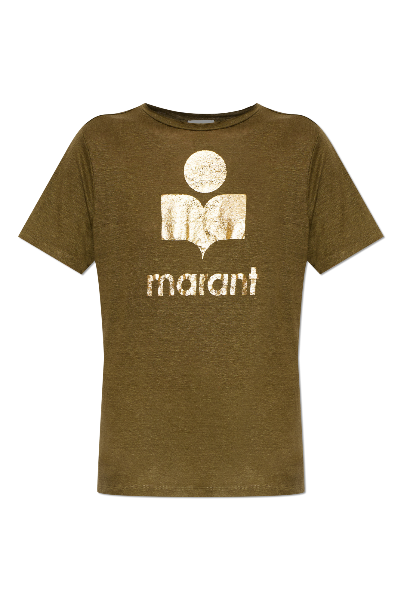 Marant Etoile T-shirt `Zewel`, Kobiety, Zielony