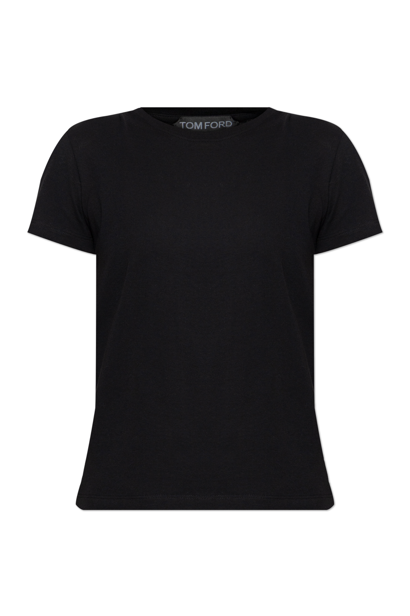 Tom Ford Bawełniany T-shirt, Kobiety, Czarny