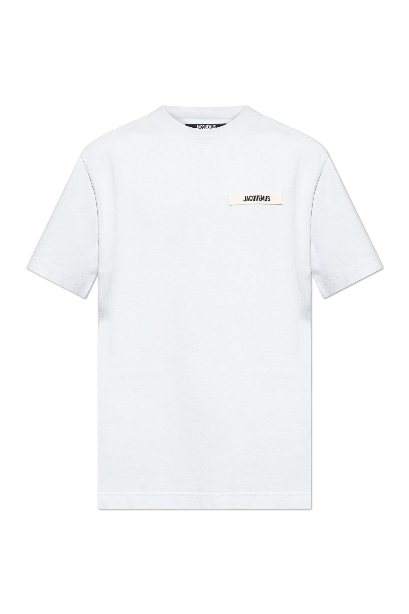 Jacquemus T-shirt Z Naszywką Z Logo, Mężczyźni, Jasnoniebieski
