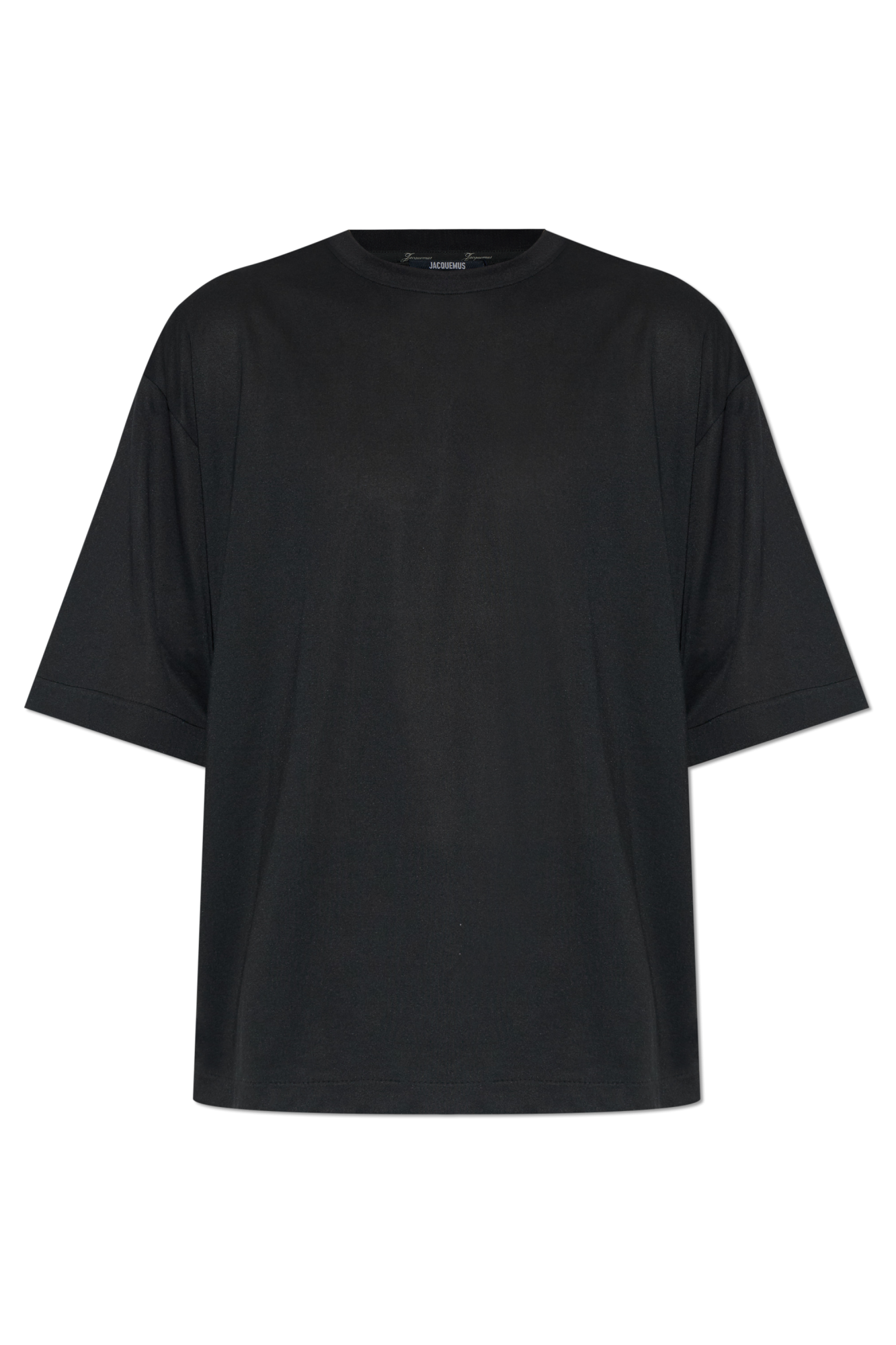 Jacquemus T-Shirt `Rond Carre`, Mężczyźni, Czarny