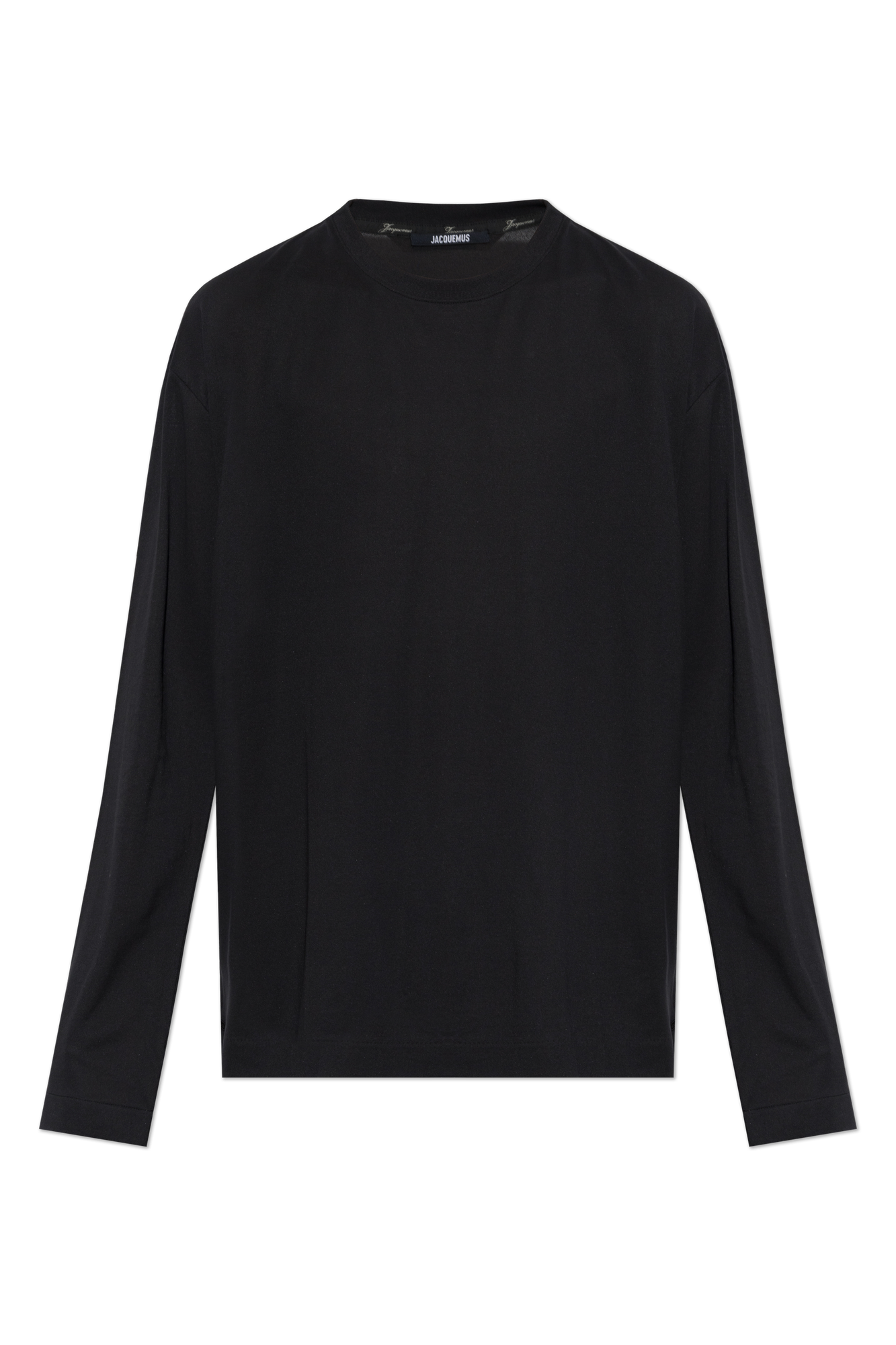 Jacquemus T-shirt Z Długimi Rękawami, Mężczyźni, Czarny