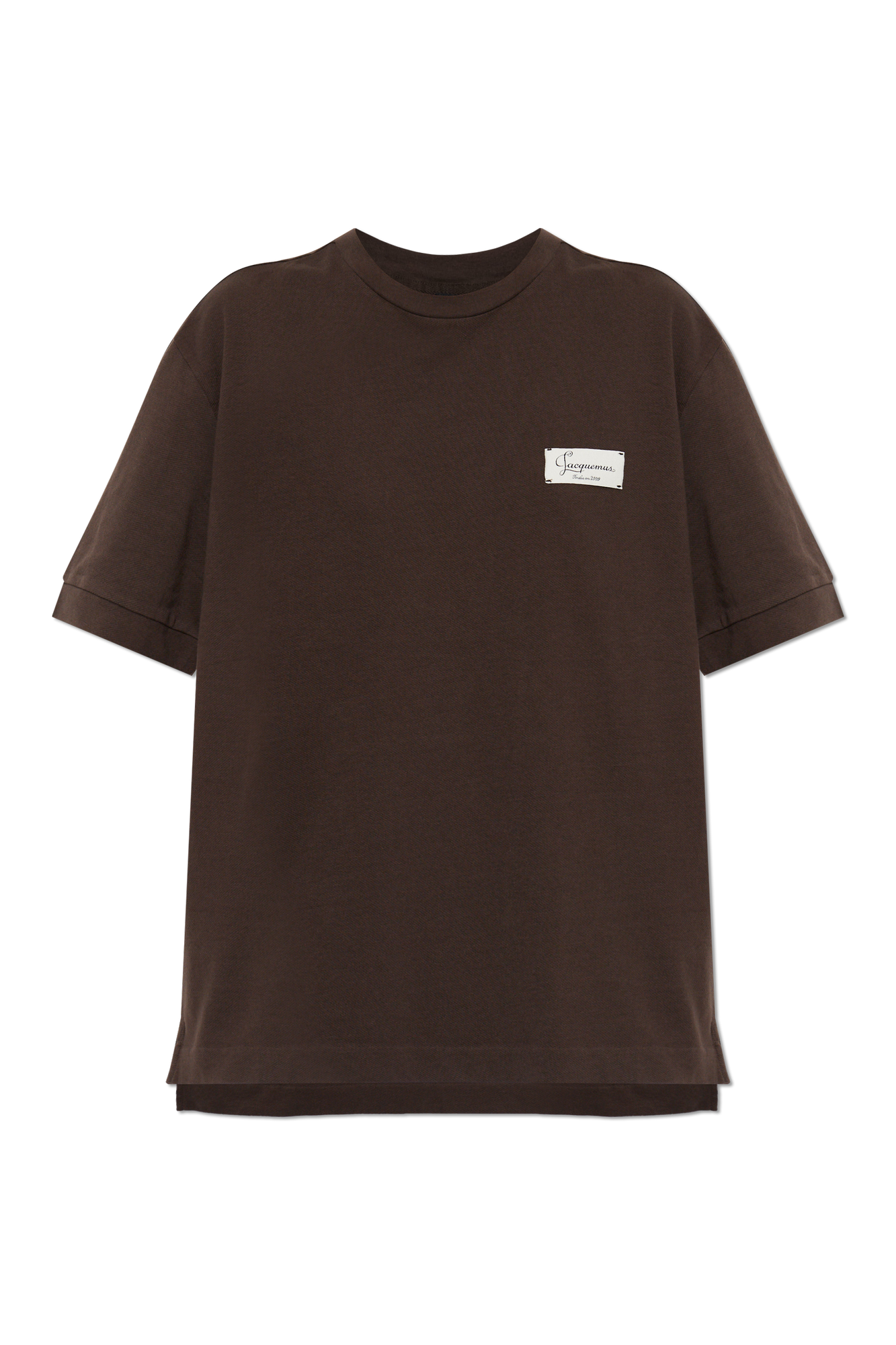Jacquemus Bawełniany T-shirt ‘Corso’, Kobiety, Brązowy