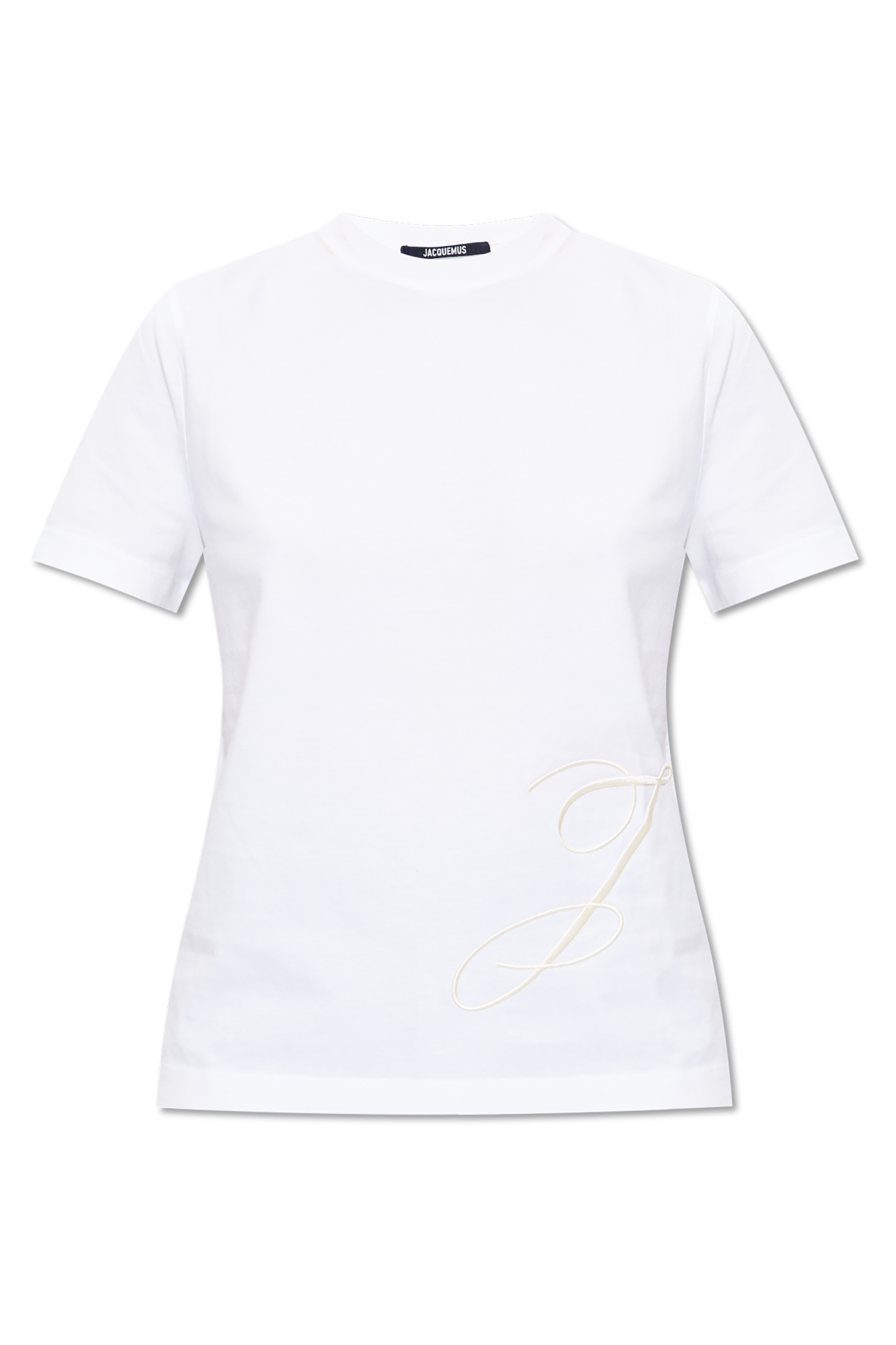 Jacquemus T-shirt Z Krótkim Rękawem, Kobiety, Biały