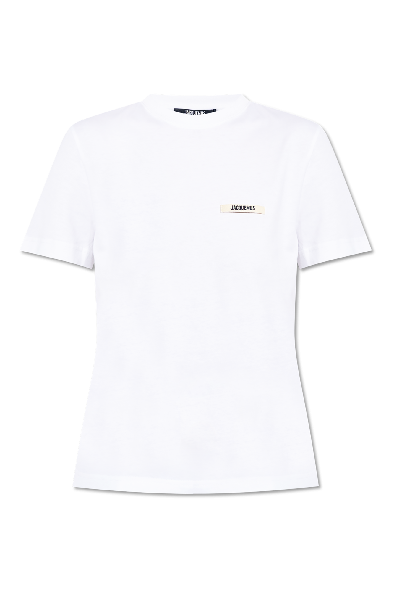 Jacquemus T-shirt Z Logo, Kobiety, Biały