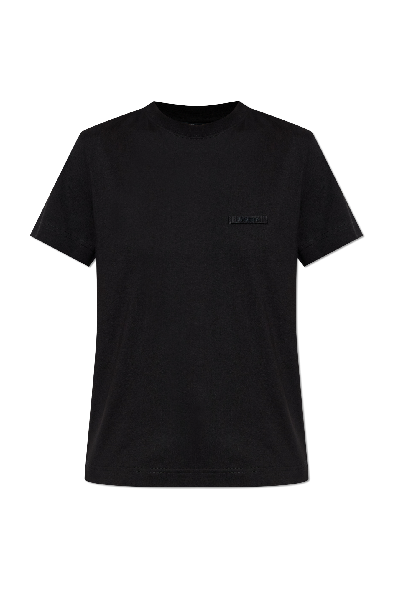 Jacquemus T-shirt  Z Naszywką Z Logo, Kobiety, Biały