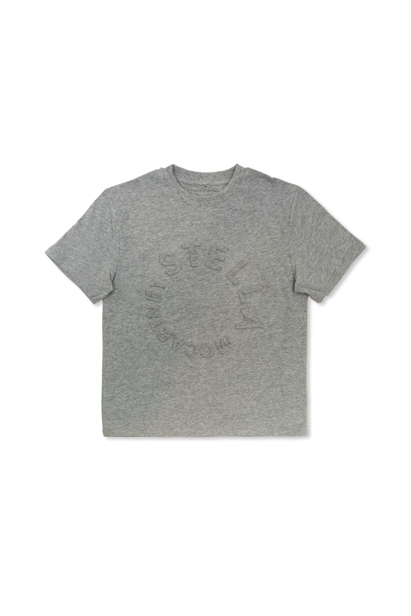 Stella McCartney Kids T-shirt Z Logo, Unisex, Szary
