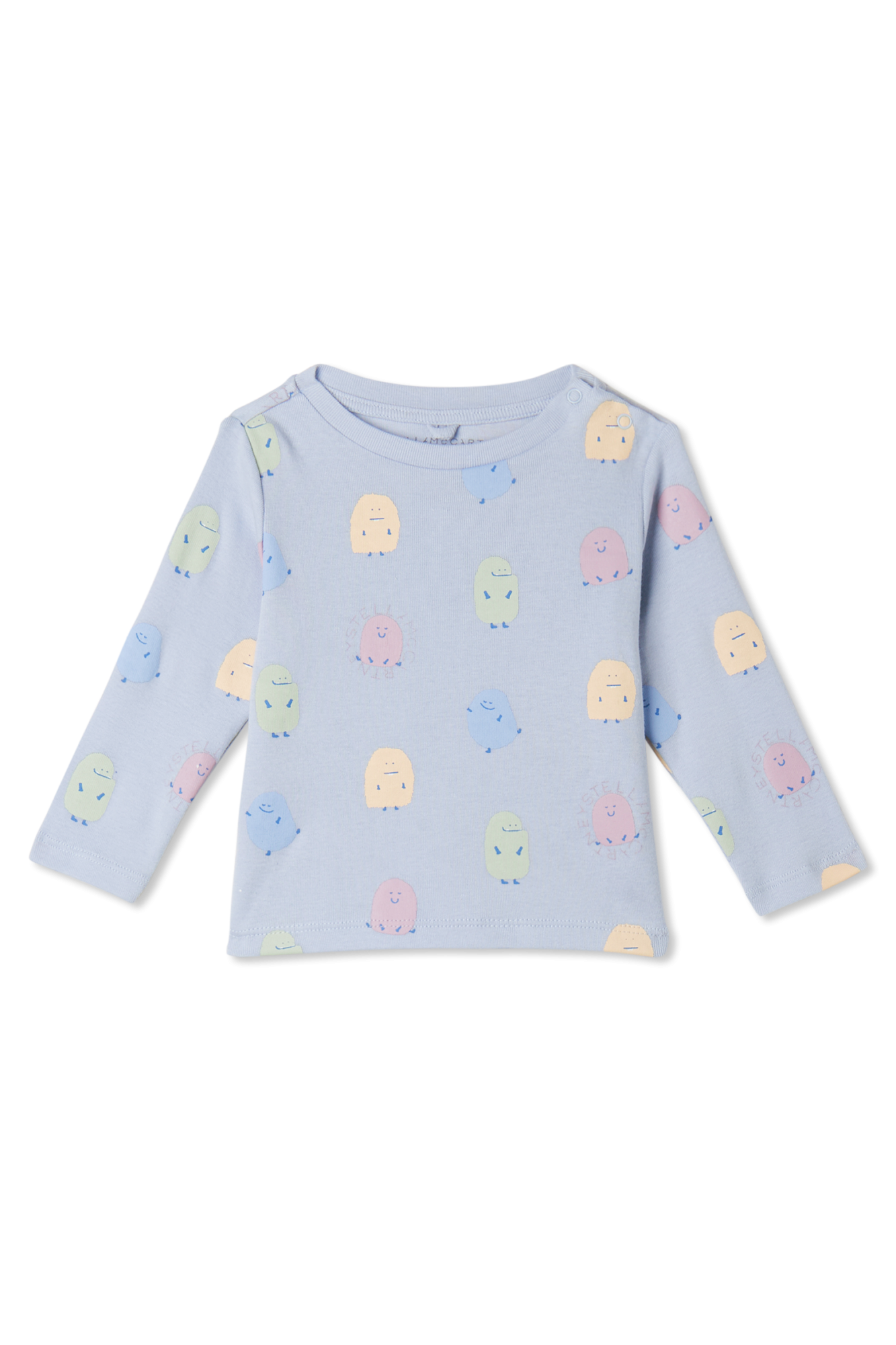 Stella McCartney Kids T-shirt Z Długim Rękawem, Unisex, Niebieski