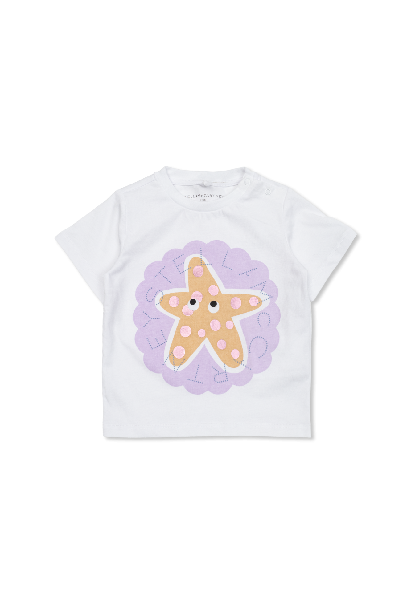 Stella McCartney Kids T-shirt Z Nadrukiem, Unisex, Biały