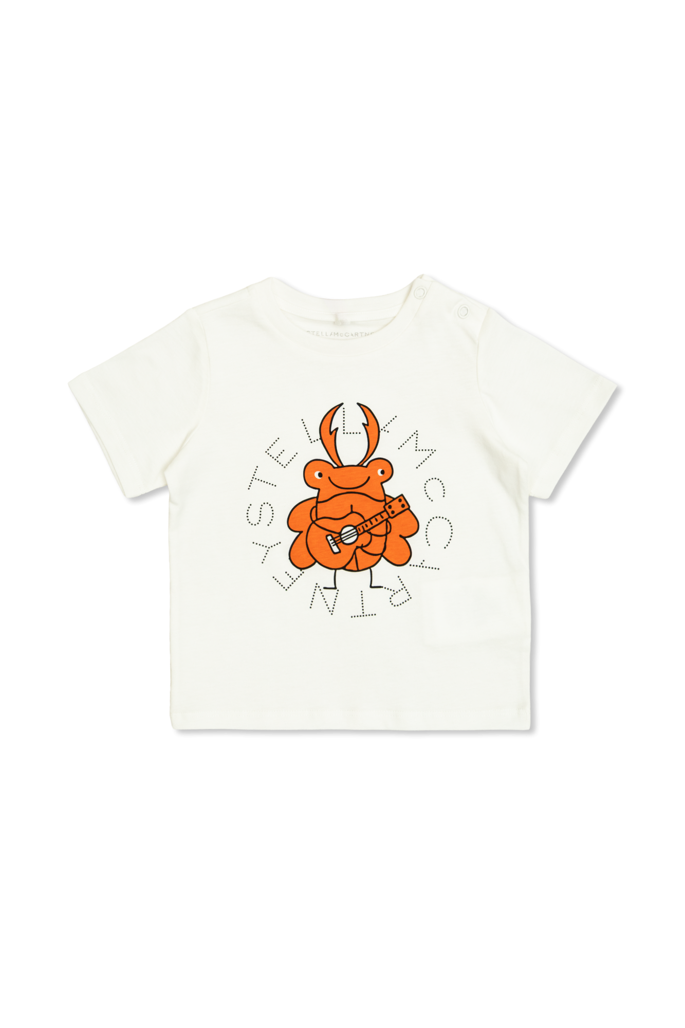 Stella McCartney Kids T-shirt Z Nadrukiem, Unisex, Biały