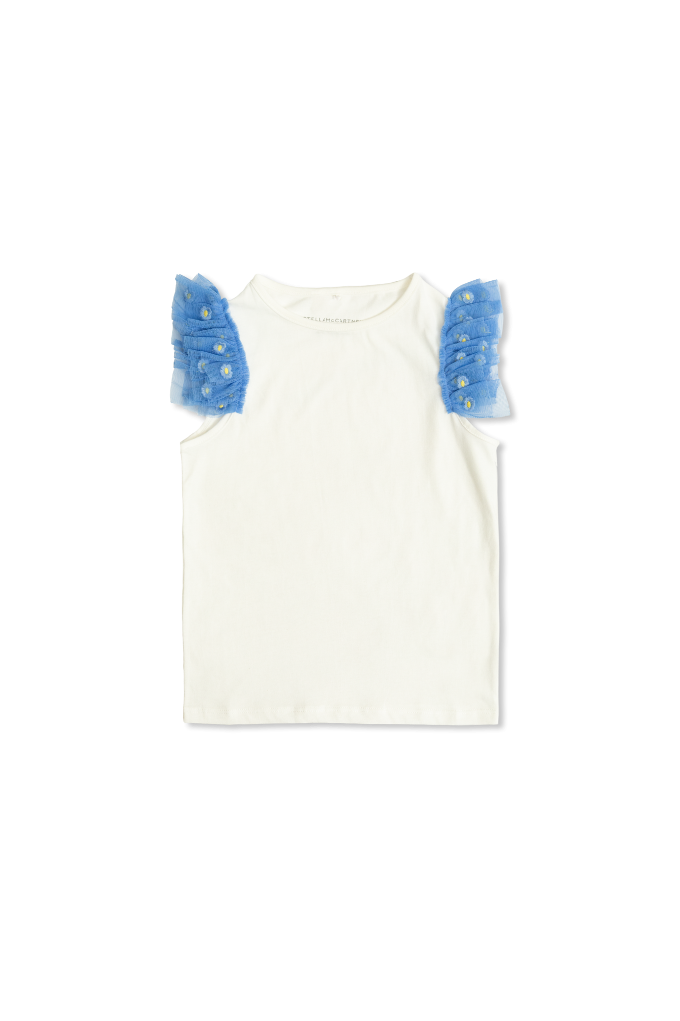 Stella McCartney Kids T-shirt Z Krótkimi Rękawami, Unisex, Biały