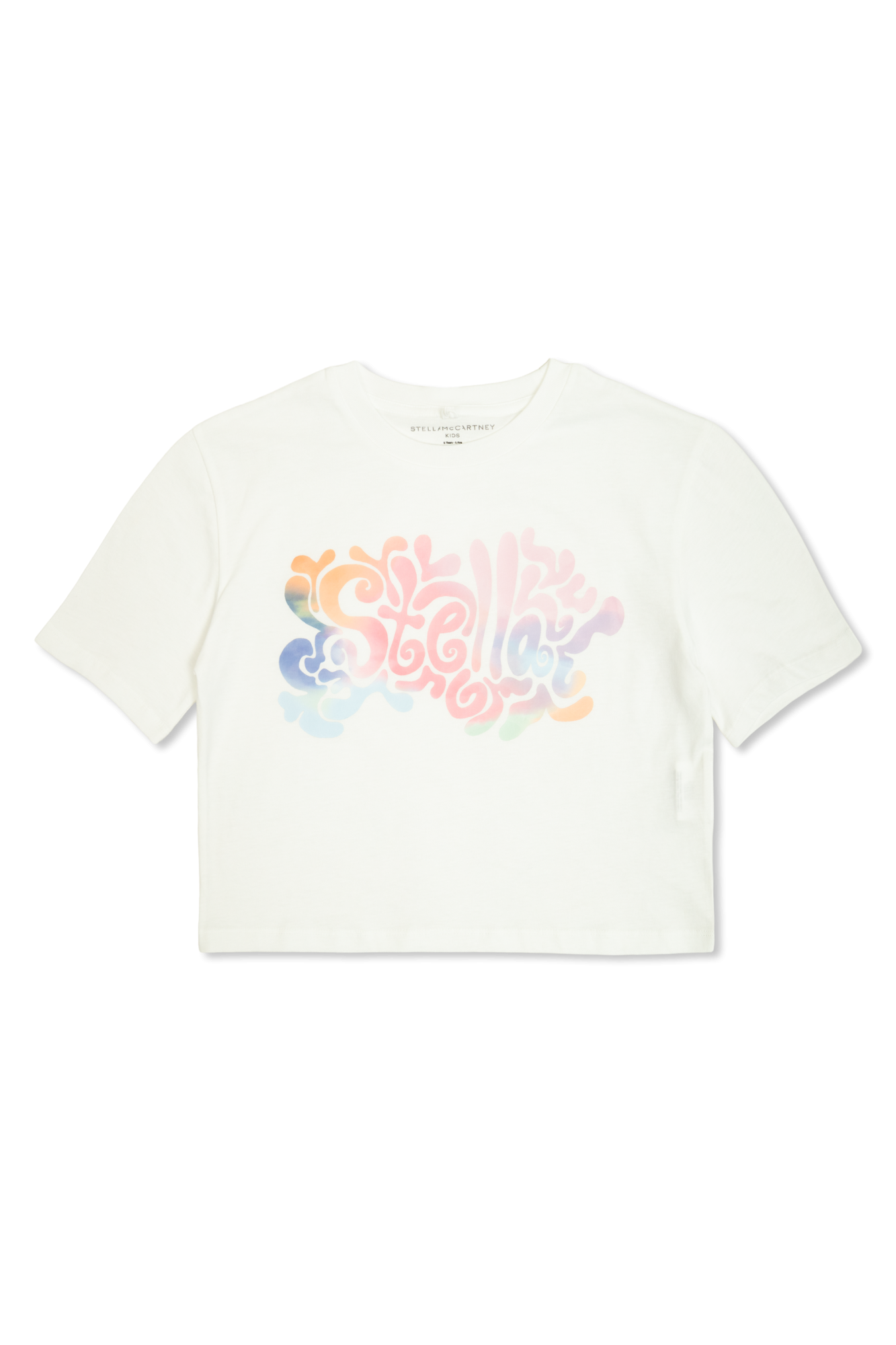 Stella McCartney Kids T-shirt Z  Nadrukiem, Unisex, Biały