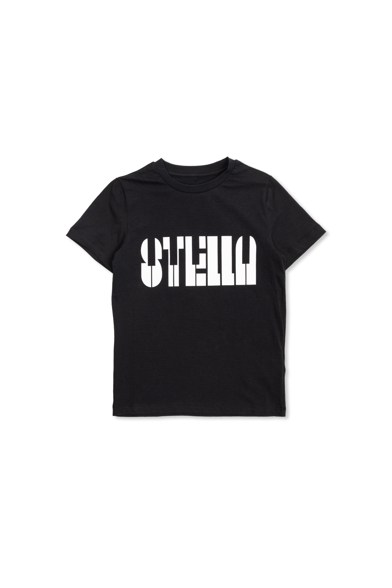 Stella McCartney Kids T-shirt Z Nadrukiem, Unisex, Czarny