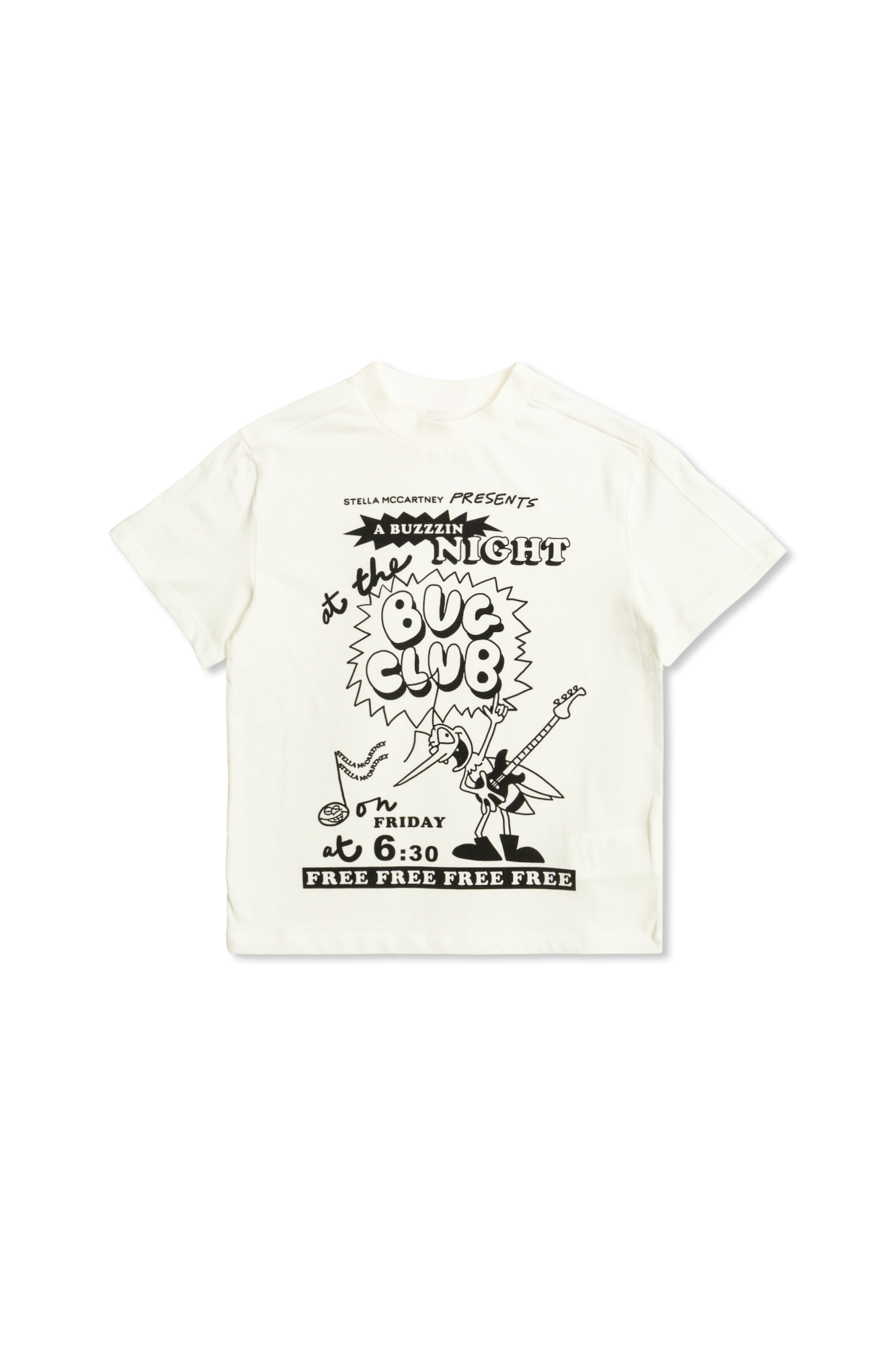 Stella McCartney Kids T-shirt Z Nadrukiem, Unisex, Biały