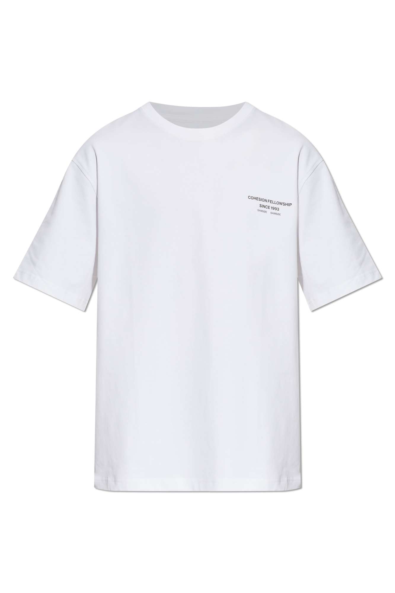 Samsøe Samsøe T-shirt `Sacohen`, Mężczyźni, Biały