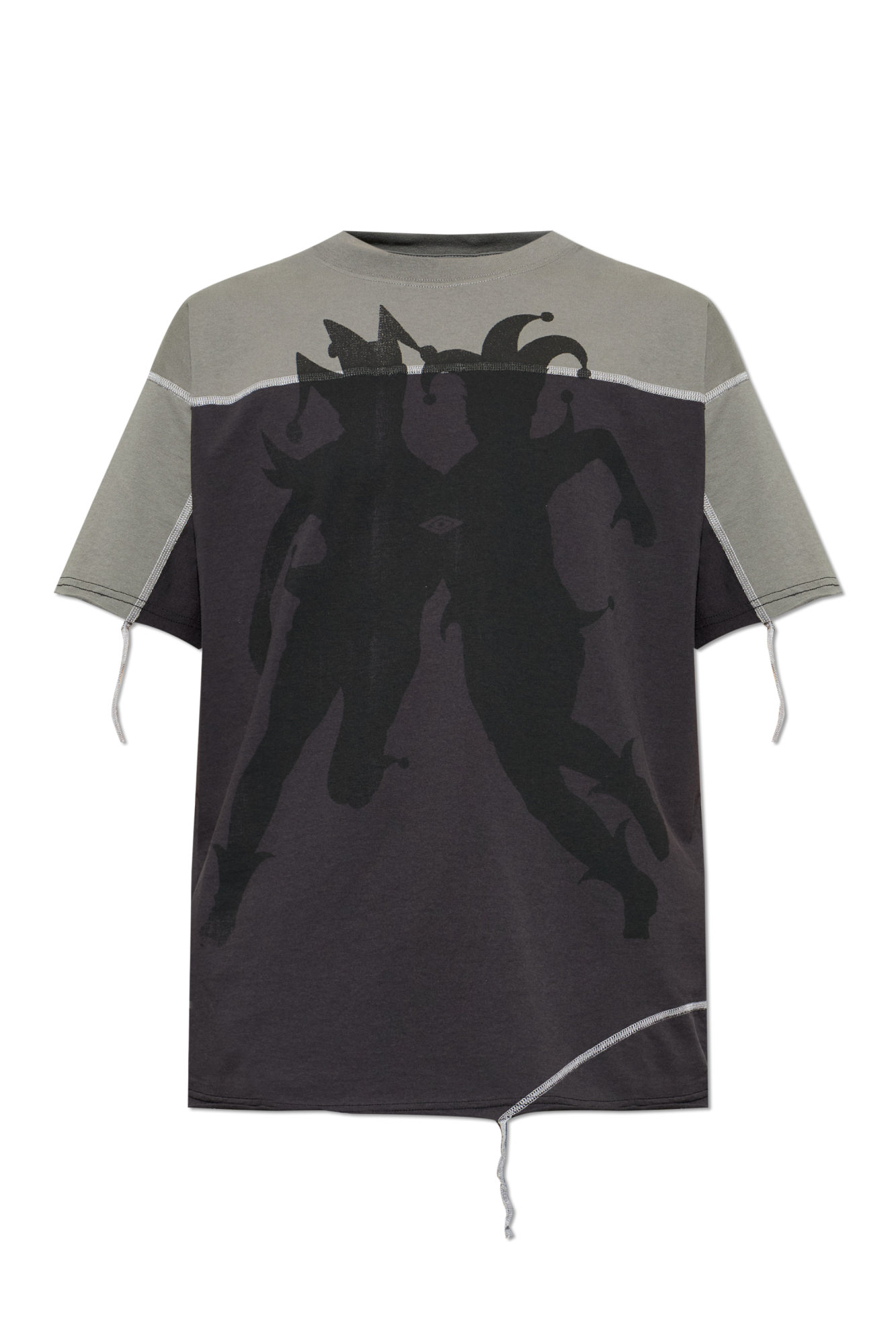 Umbro T-shirt Z Nadrukiem, Mężczyźni, Szary