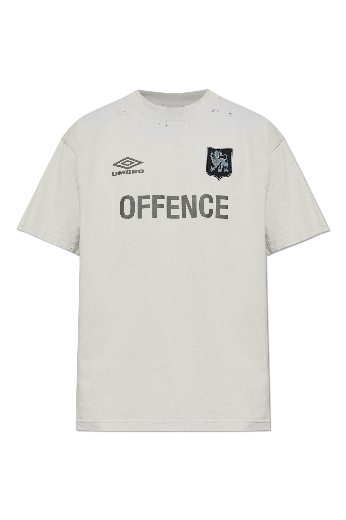Umbro T-shirt Z Efektem `vintage`, Mężczyźni, Szary