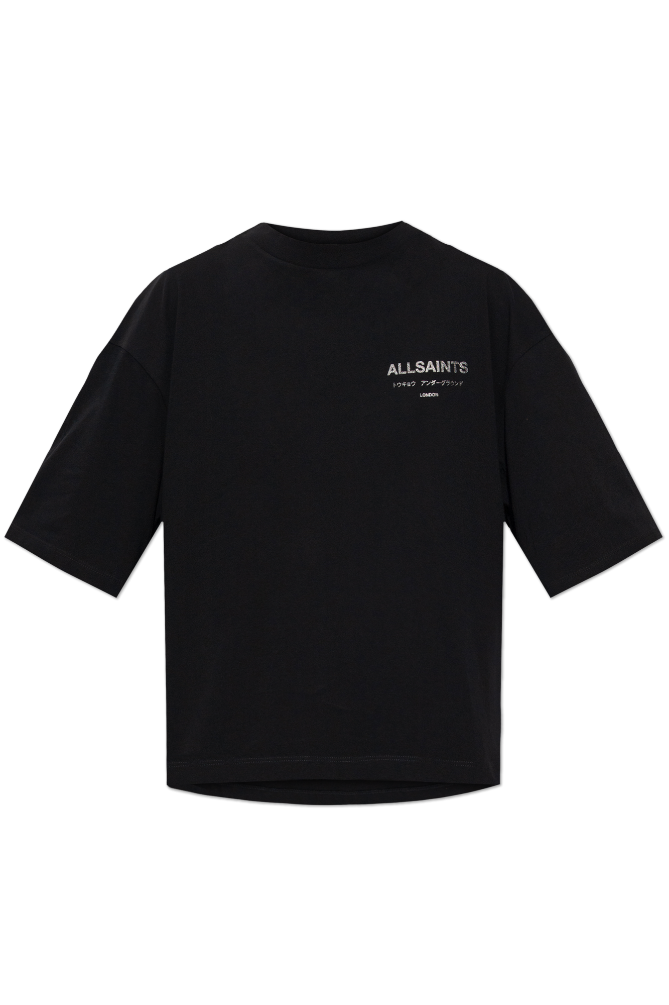 AllSaints T-shirt `Under`, Kobiety, Czarny