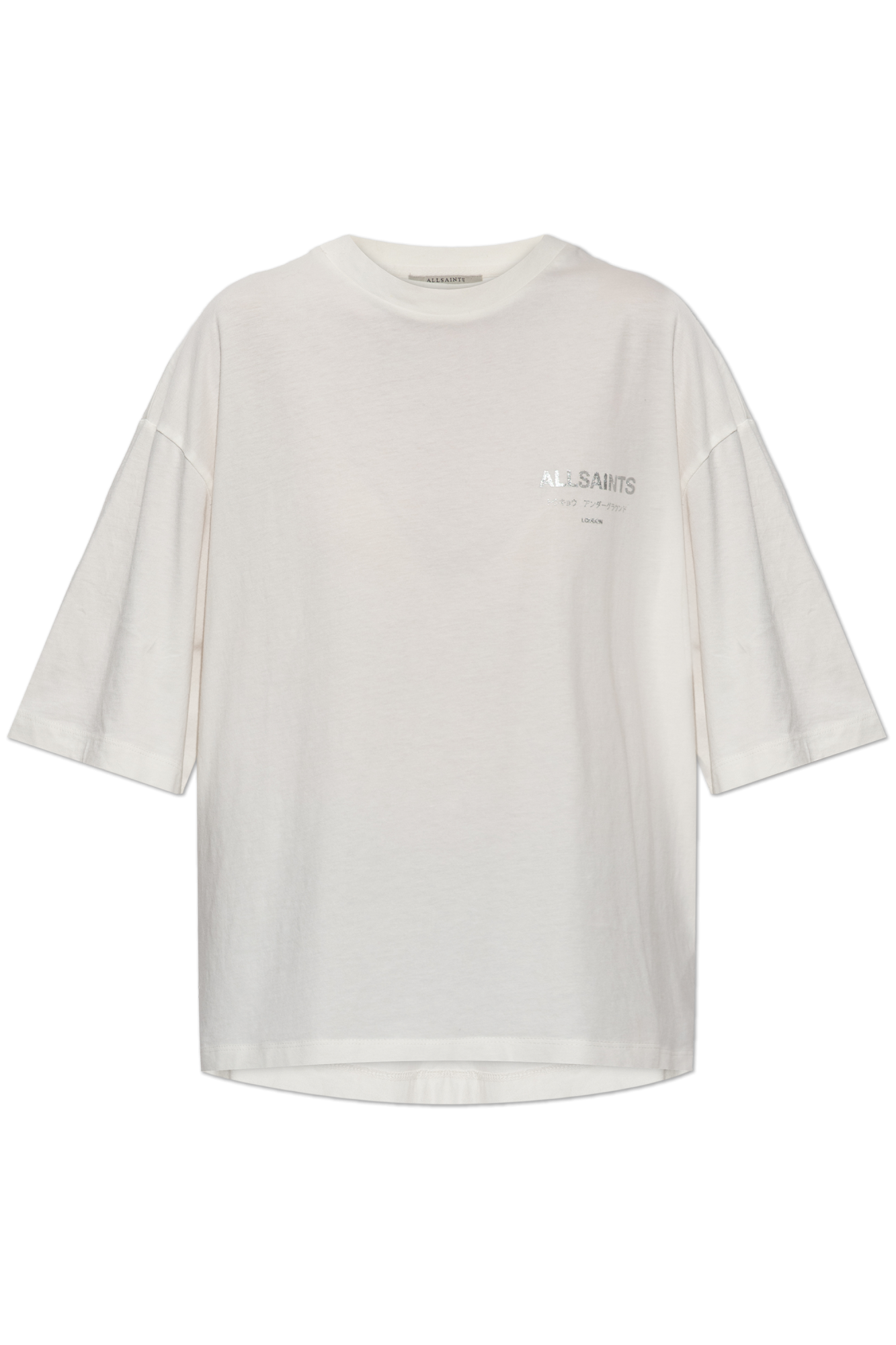 AllSaints T-shirt `Under`, Kobiety, Biały