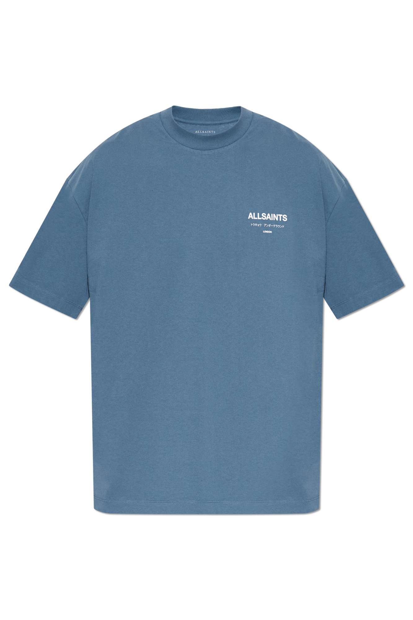 AllSaints T-shirt `Underground`, Mężczyźni, Niebieski
