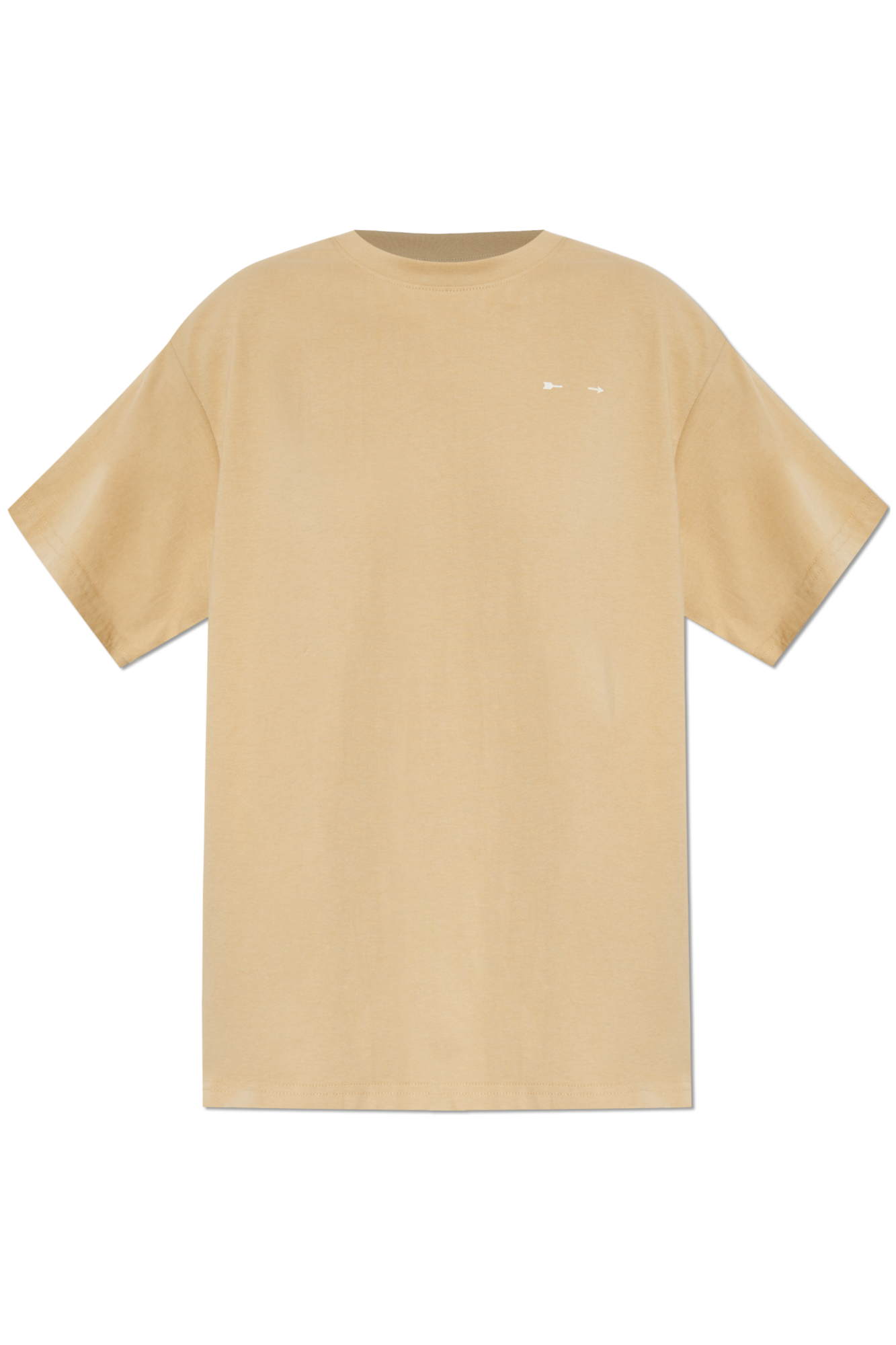 The Upside T-shirt Z Nadrukiem, Kobiety, Beżowy
