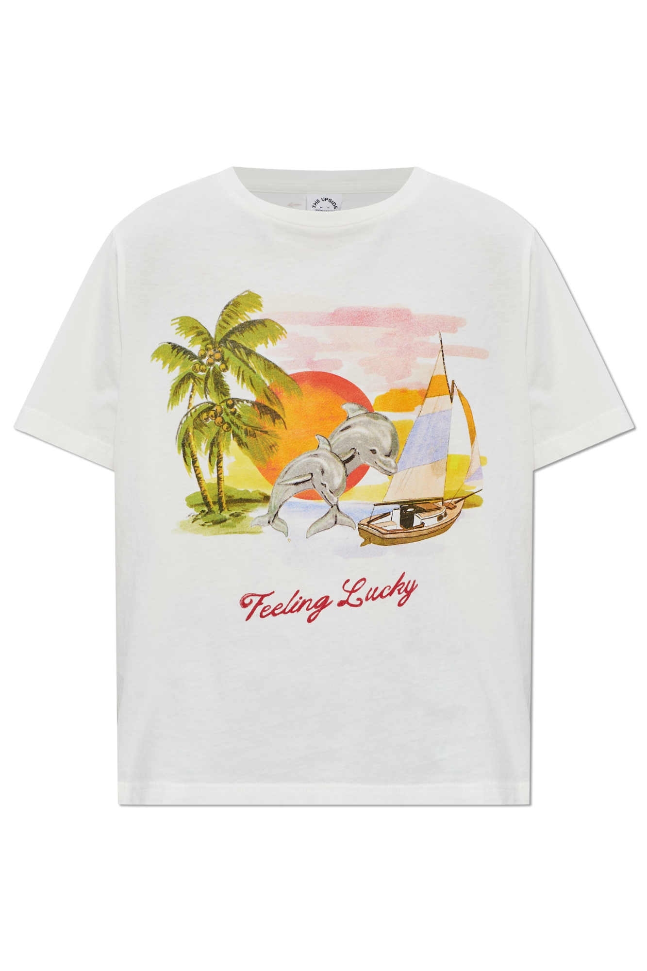 The Upside T-shirt `Feeling`, Kobiety, Biały