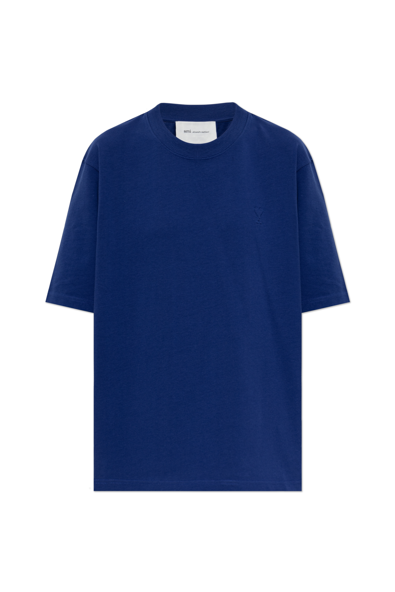 Ami Alexandre Mattiussi T-shirt Typu ‘Oversize’, Kobiety, Granatowy