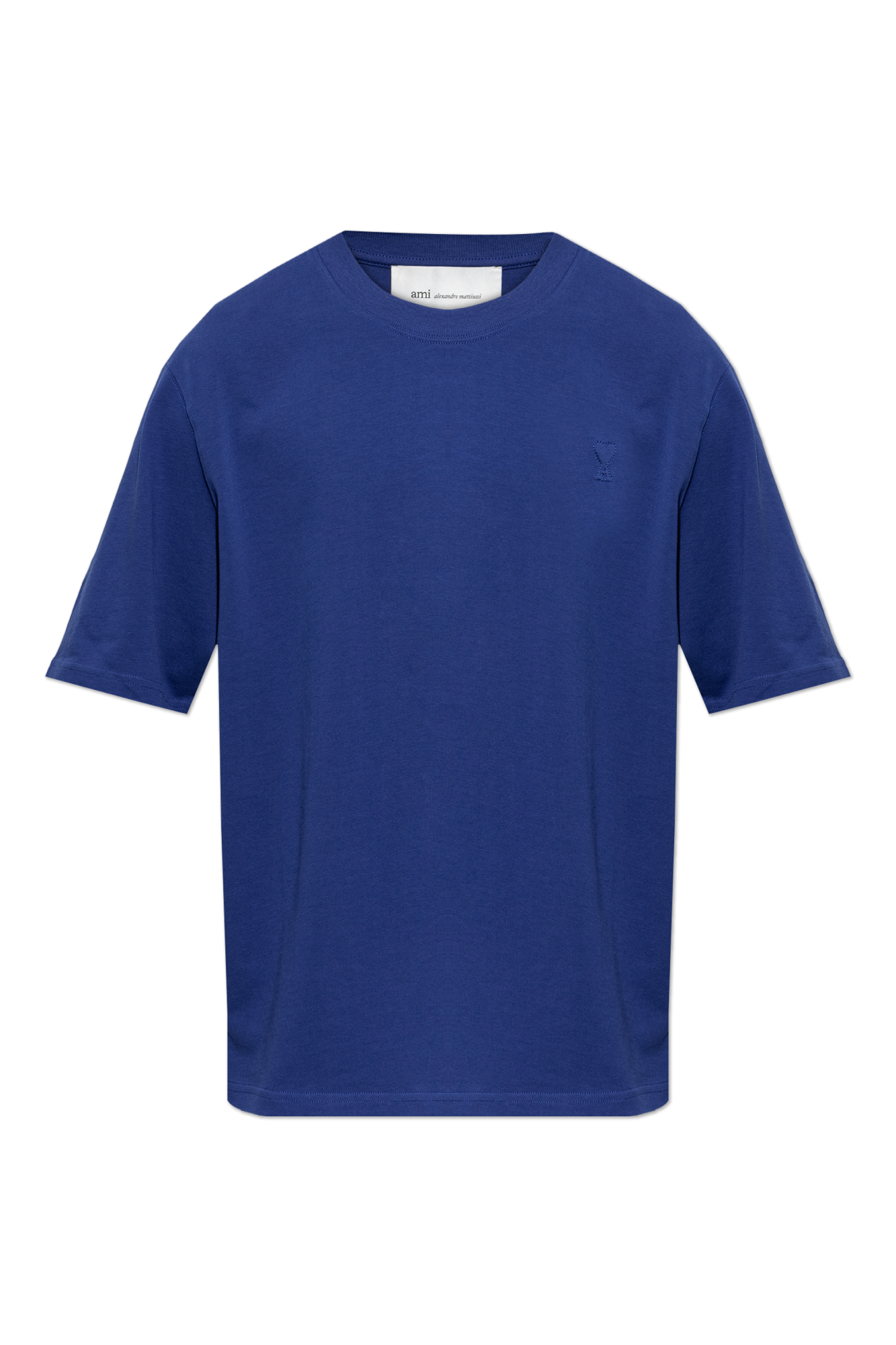 Ami Alexandre Mattiussi T-shirt Z Logo, Mężczyźni, Niebieski