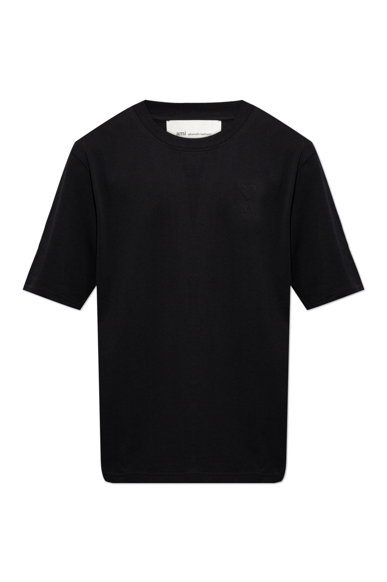 Ami Alexandre Mattiussi T-shirt Z Logo, Mężczyźni, Czarny