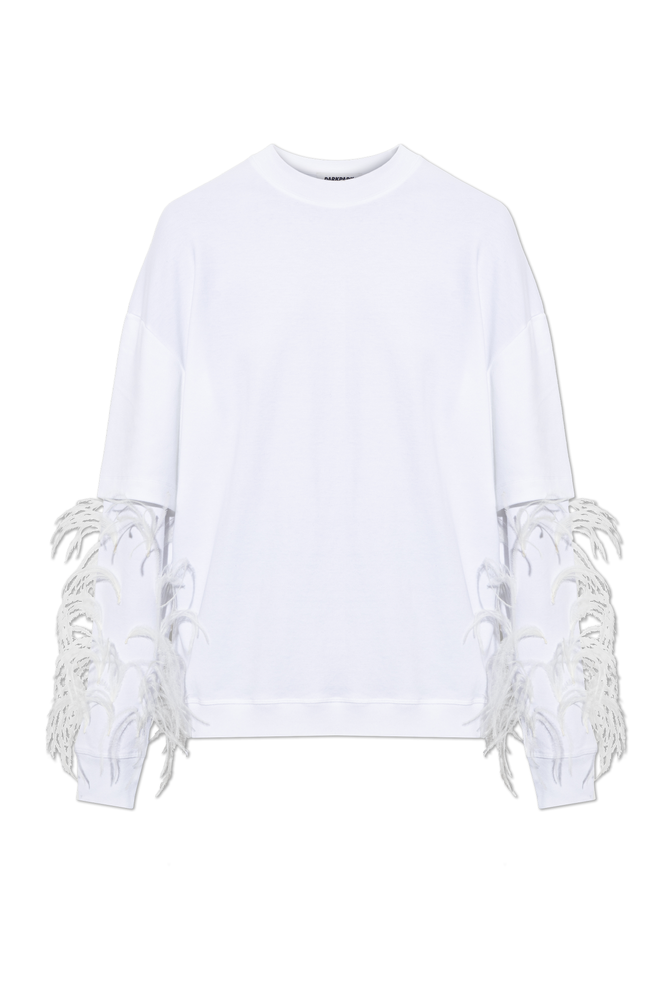 DARKPARK Bawełniany T-shirt ‘Troy’, Kobiety, Biały