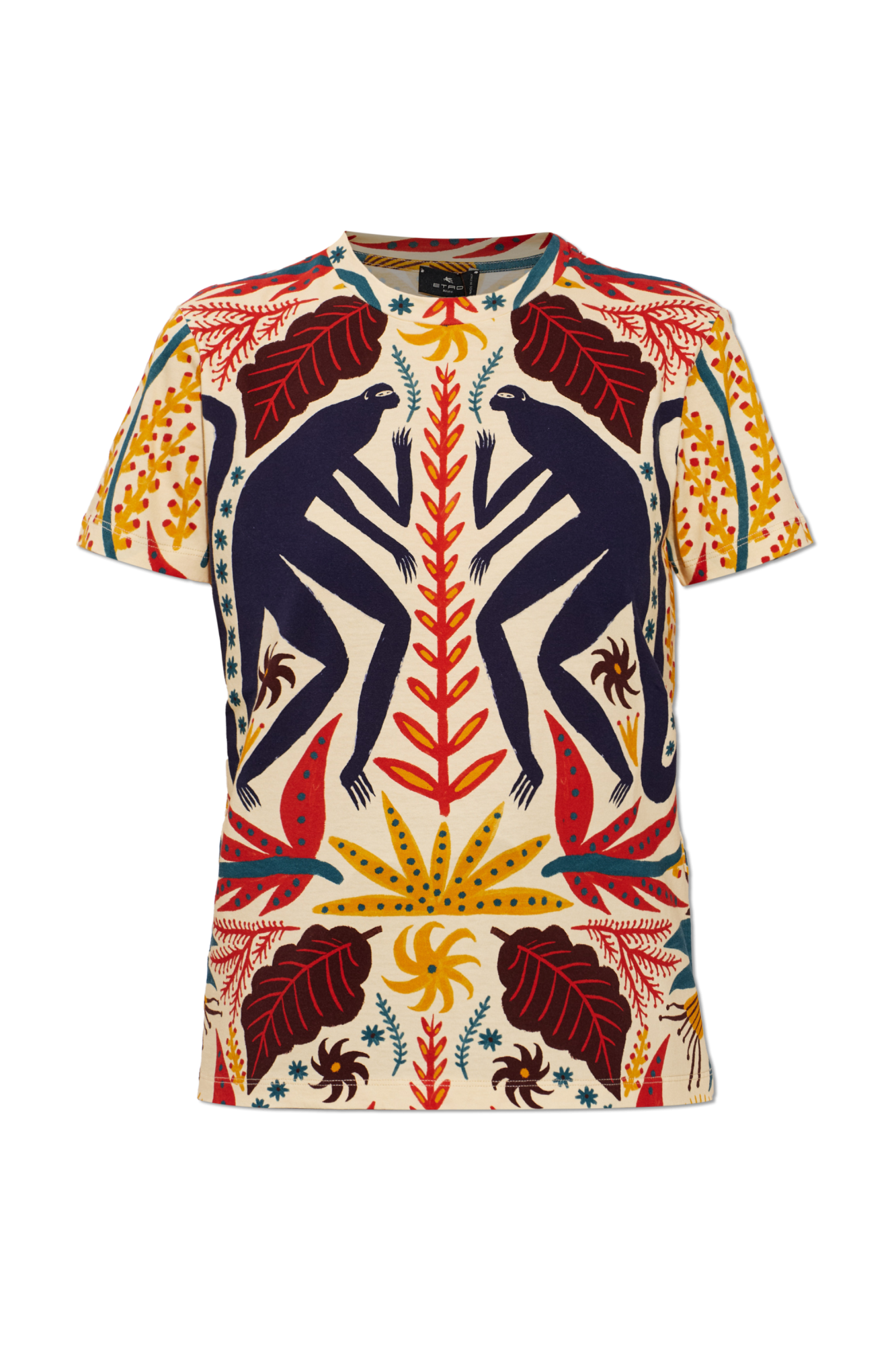 Etro Wzorzysty T-shirt, Kobiety, Multikolor