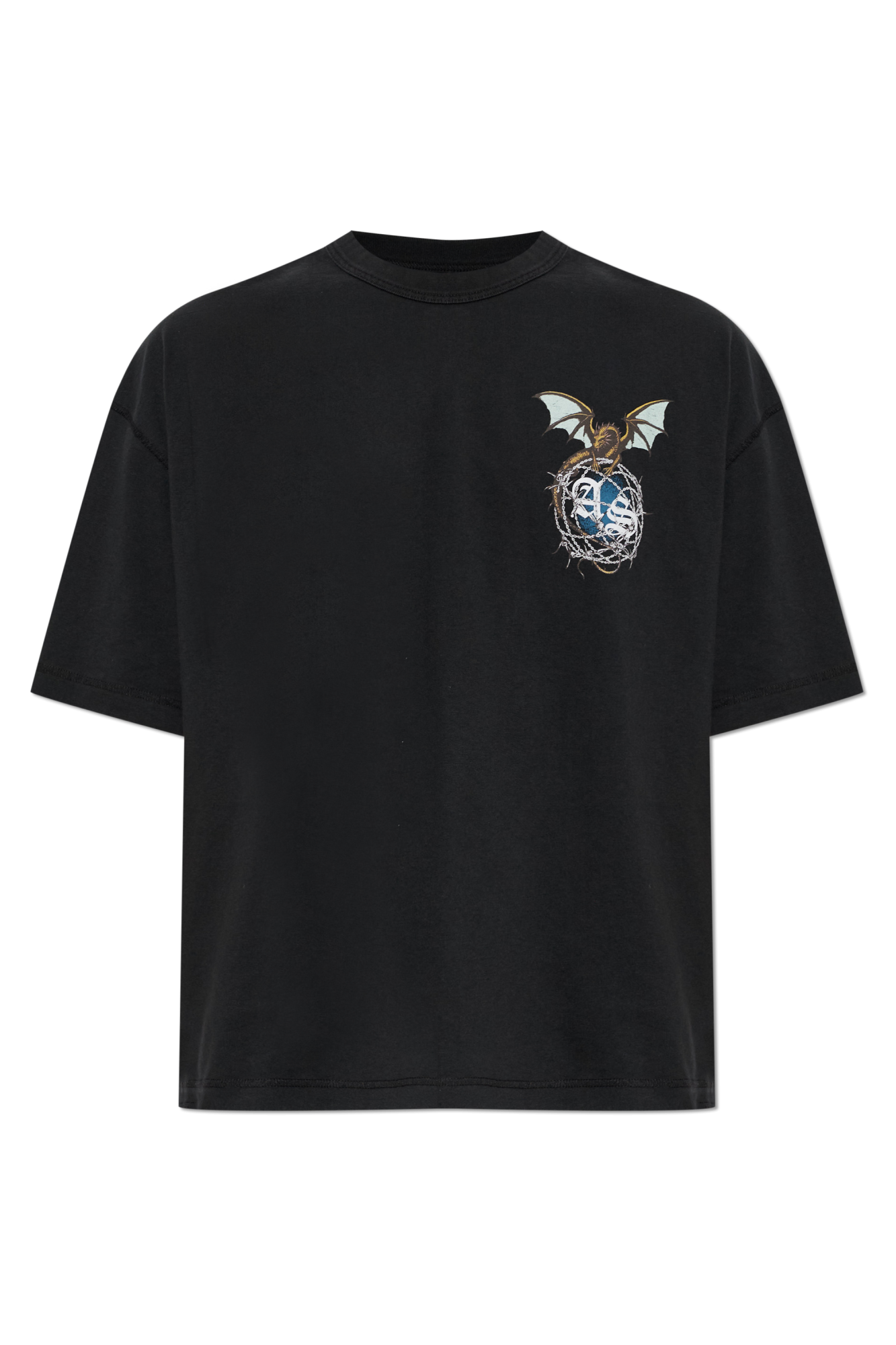 AllSaints T-shirt `Wyvern`, Mężczyźni, Czarny