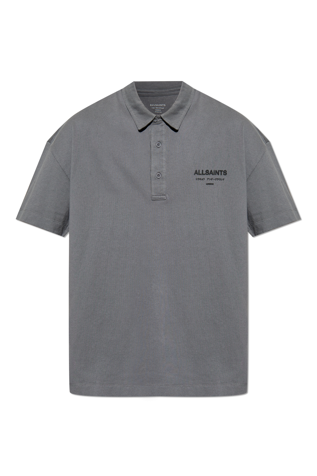 AllSaints Polo `Xander`, Mężczyźni, Szary