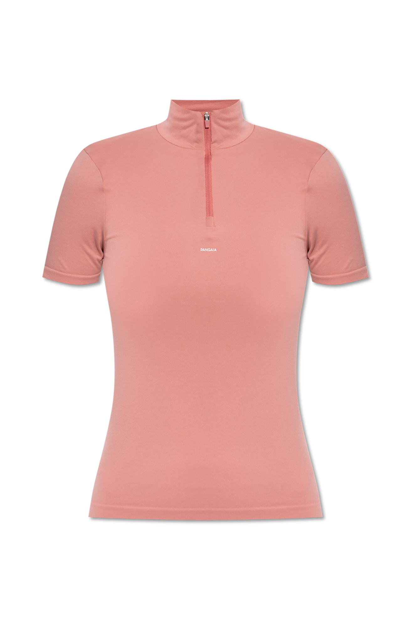 Pangaia Top Sportowy Z Logo, Kobiety, Różowy