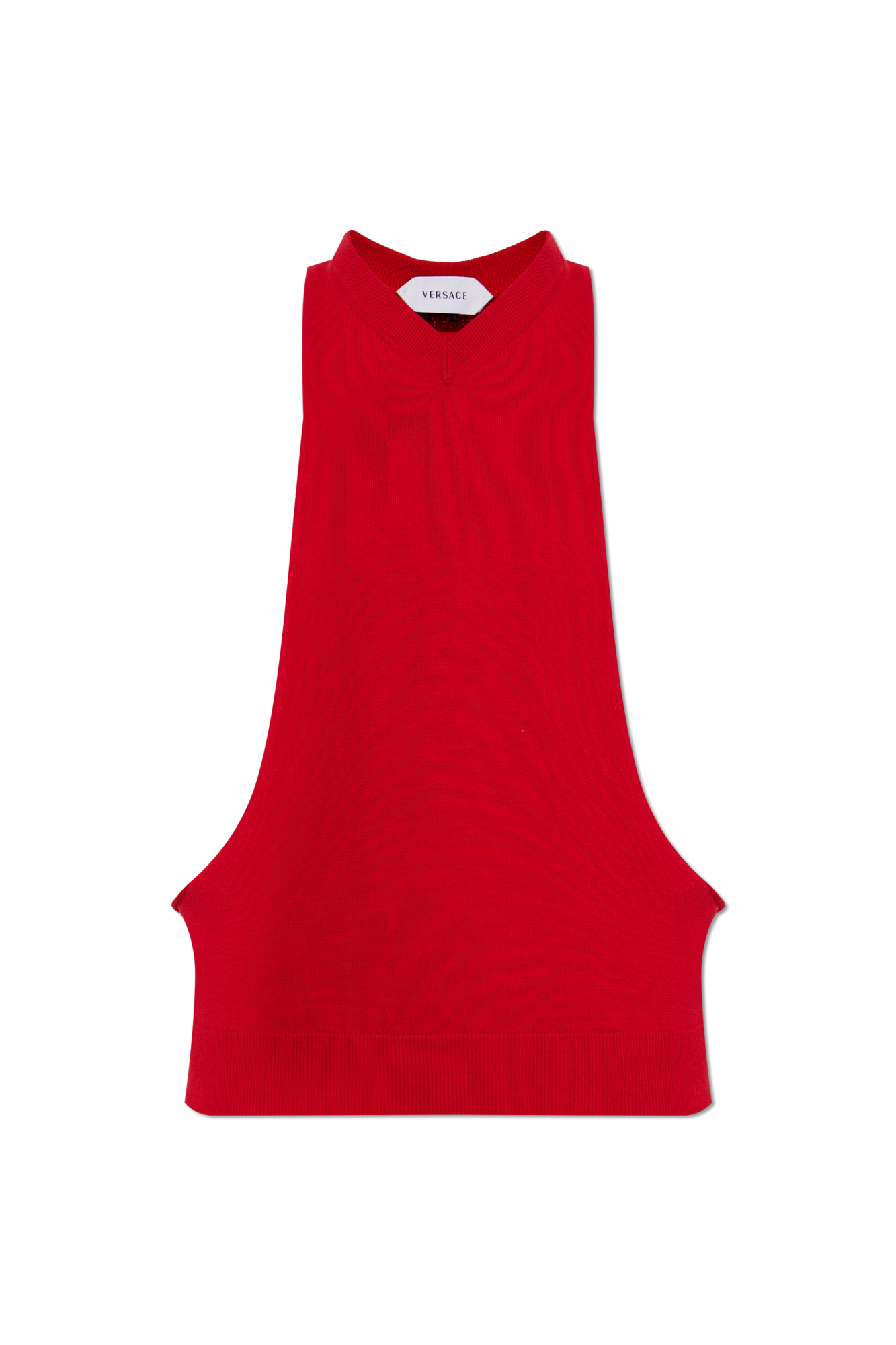 Versace Top Bez Rękawów, Kobiety, Czerwony