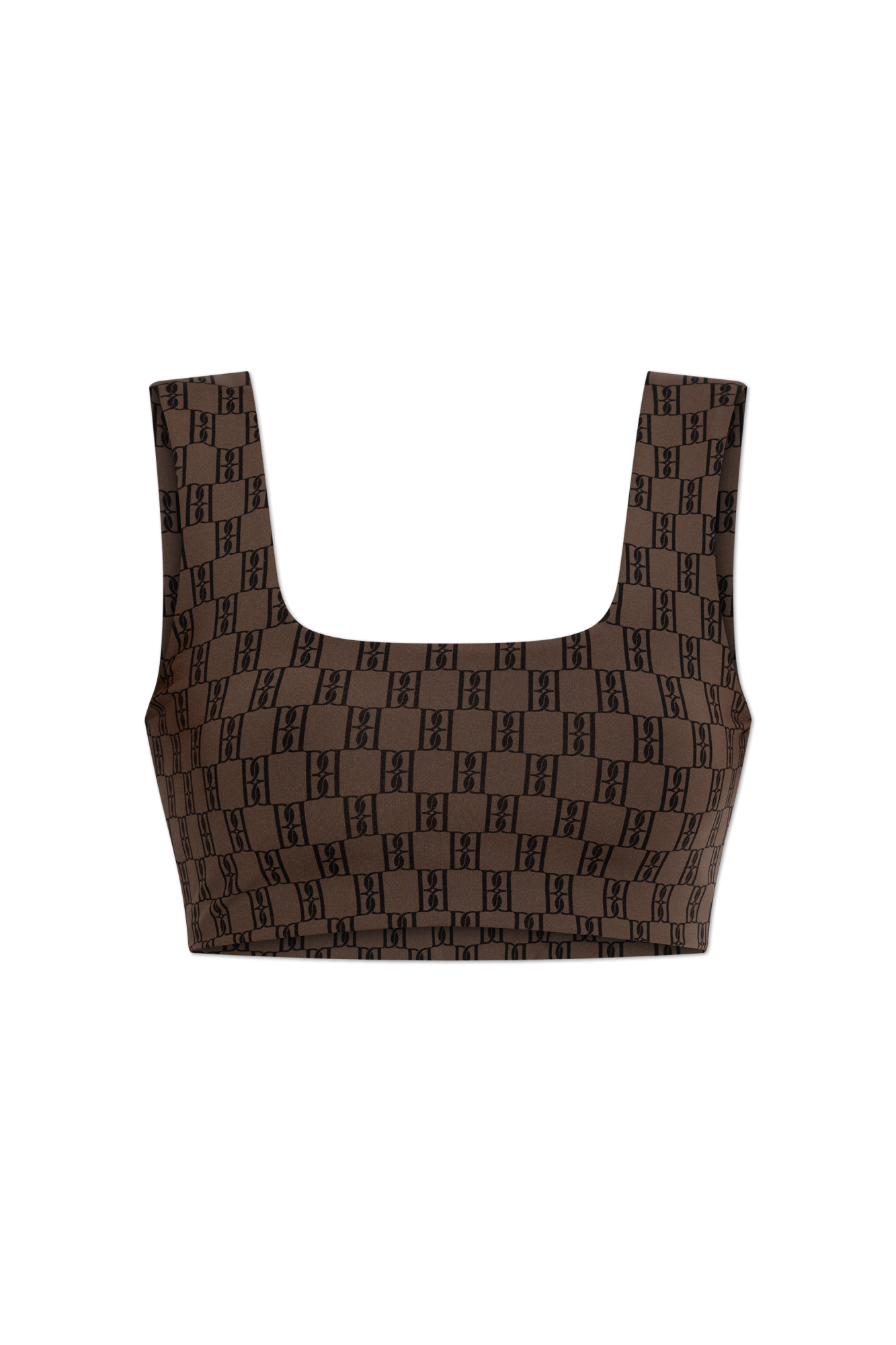 By Malene Birger Top Z Logo, Kobiety, Brązowy