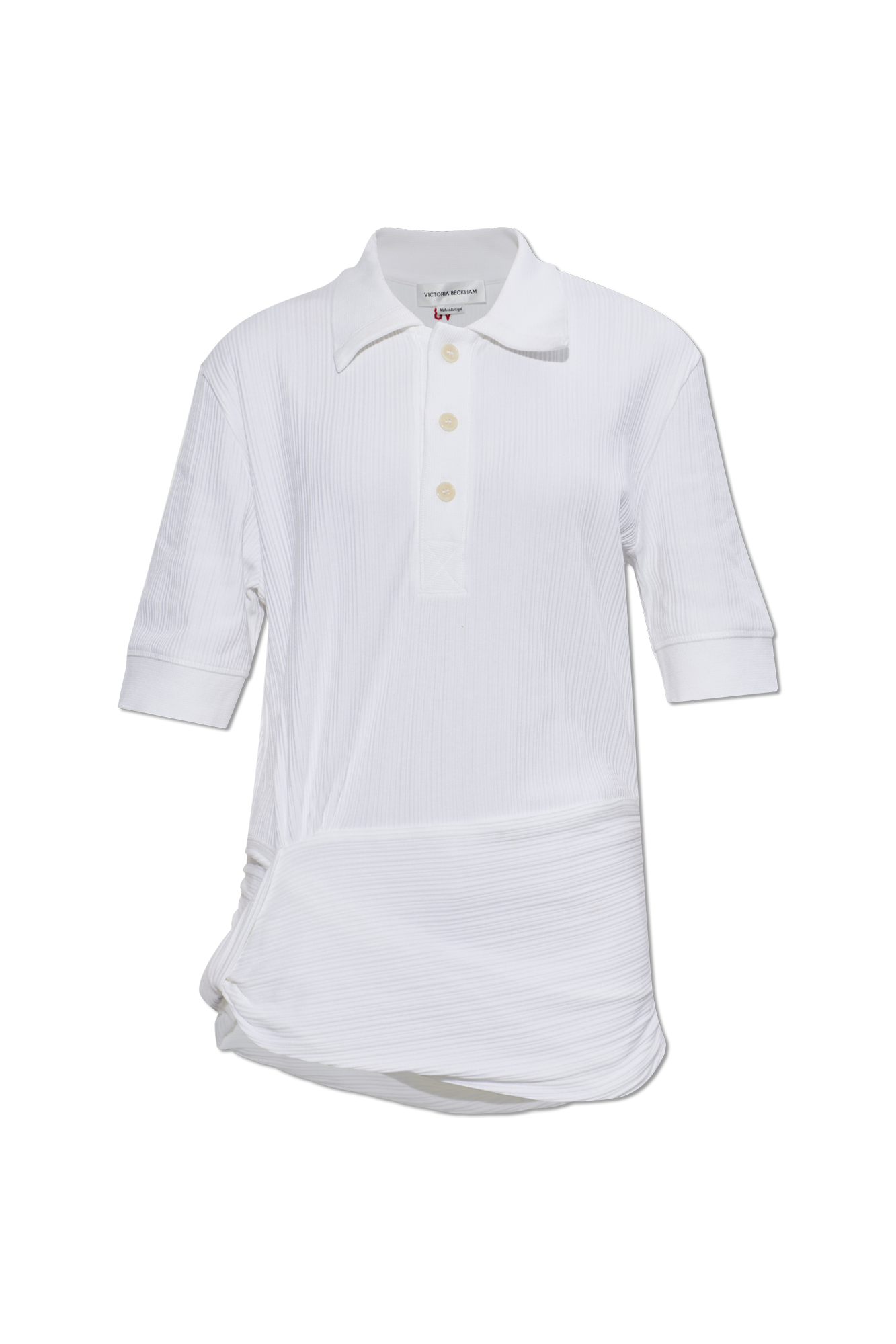 Victoria Beckham Prążkowany Top, Kobiety, Biały