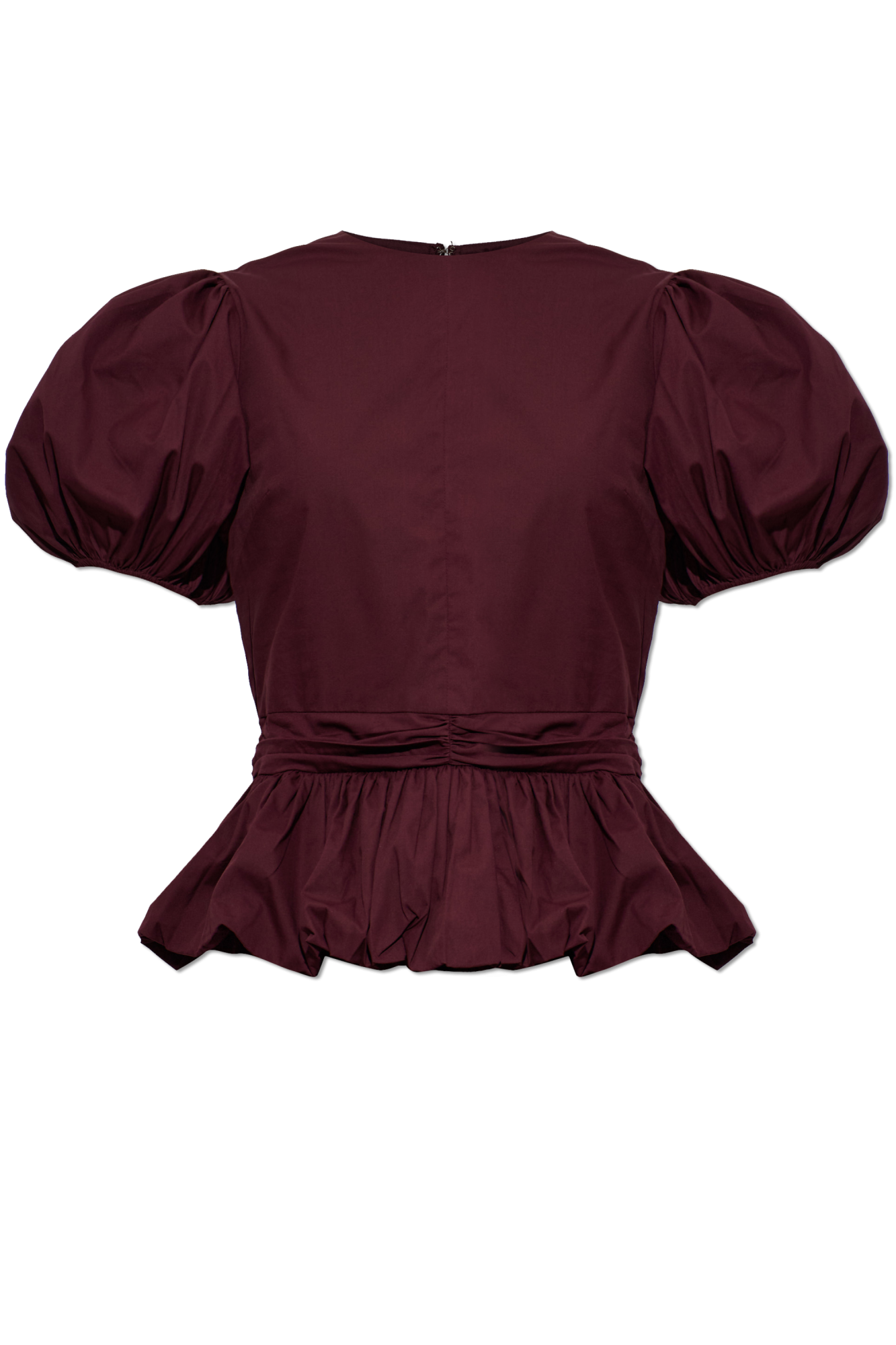 ROTATE Top Z Drapowaniem, Kobiety, Bordo
